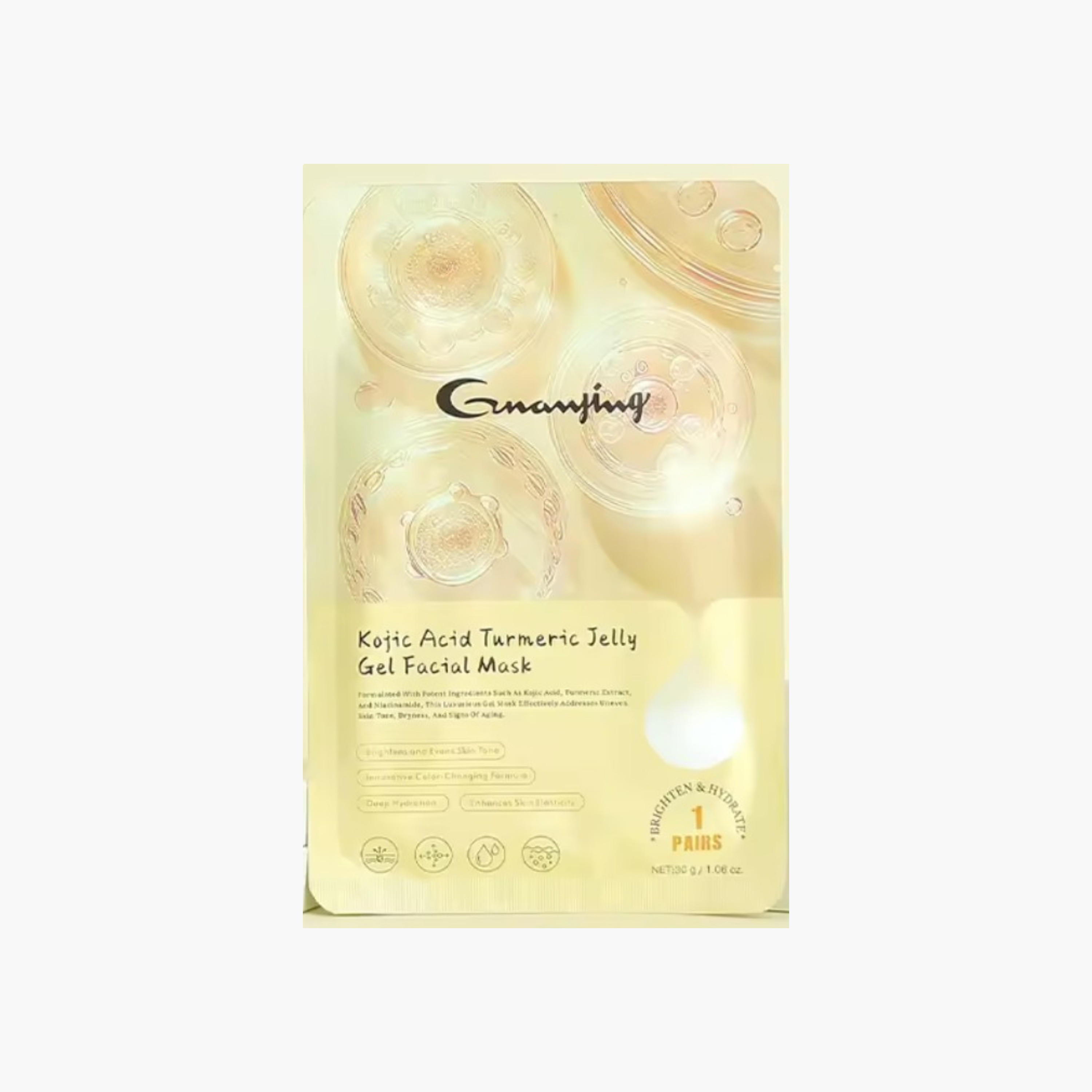 Guanjing Kojic Acid Turmeric Gel Mask-beautyandpersonalcare-skin-masks-masksandpeels-image-1