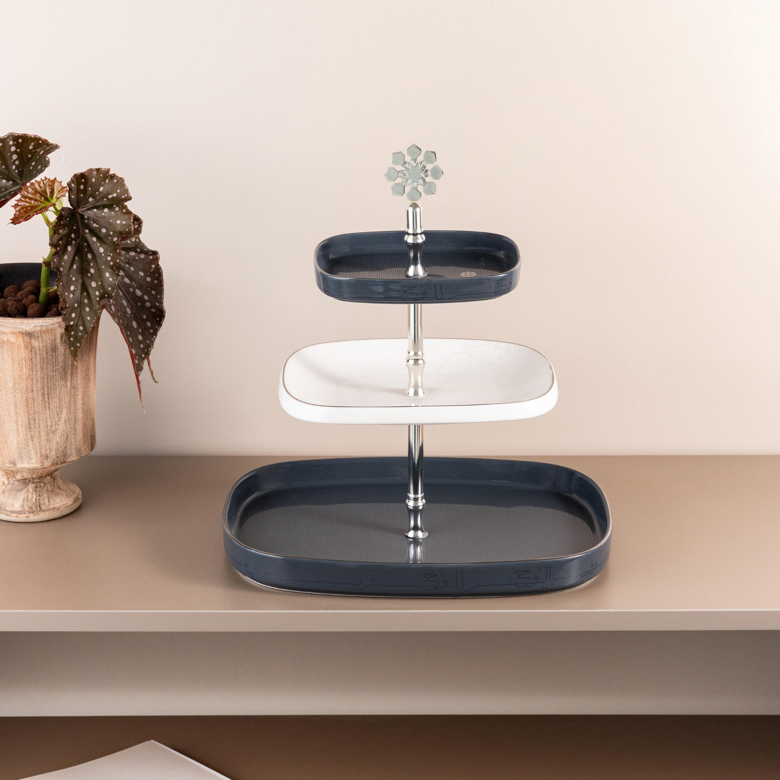 Otantik 3-Tier Ceramic Serving Stand-household-dining-serveware-cakestands-image-3