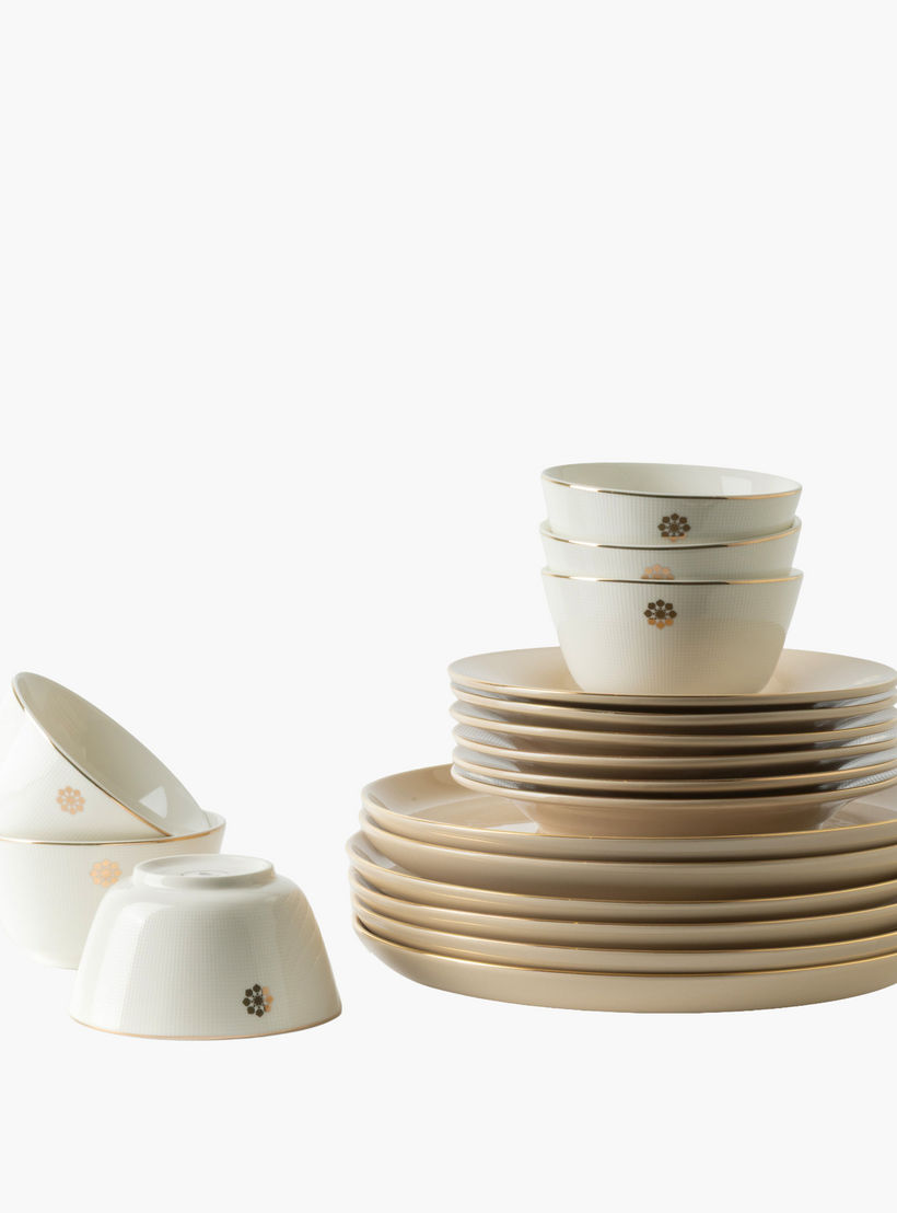 طقم عشاء بورسلين 18 قطعة-household-dining-dinnerware-dinnersets-image-1