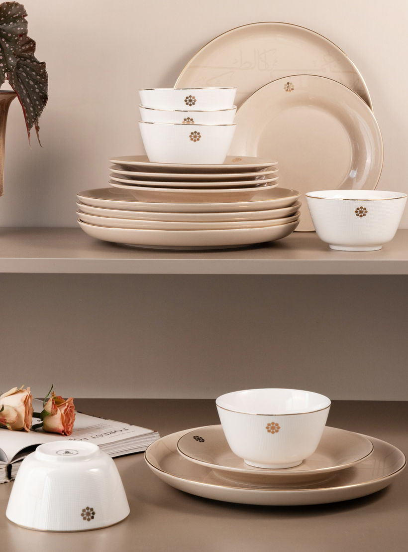 طقم عشاء بورسلين 18 قطعة-household-dining-dinnerware-dinnersets-image-2