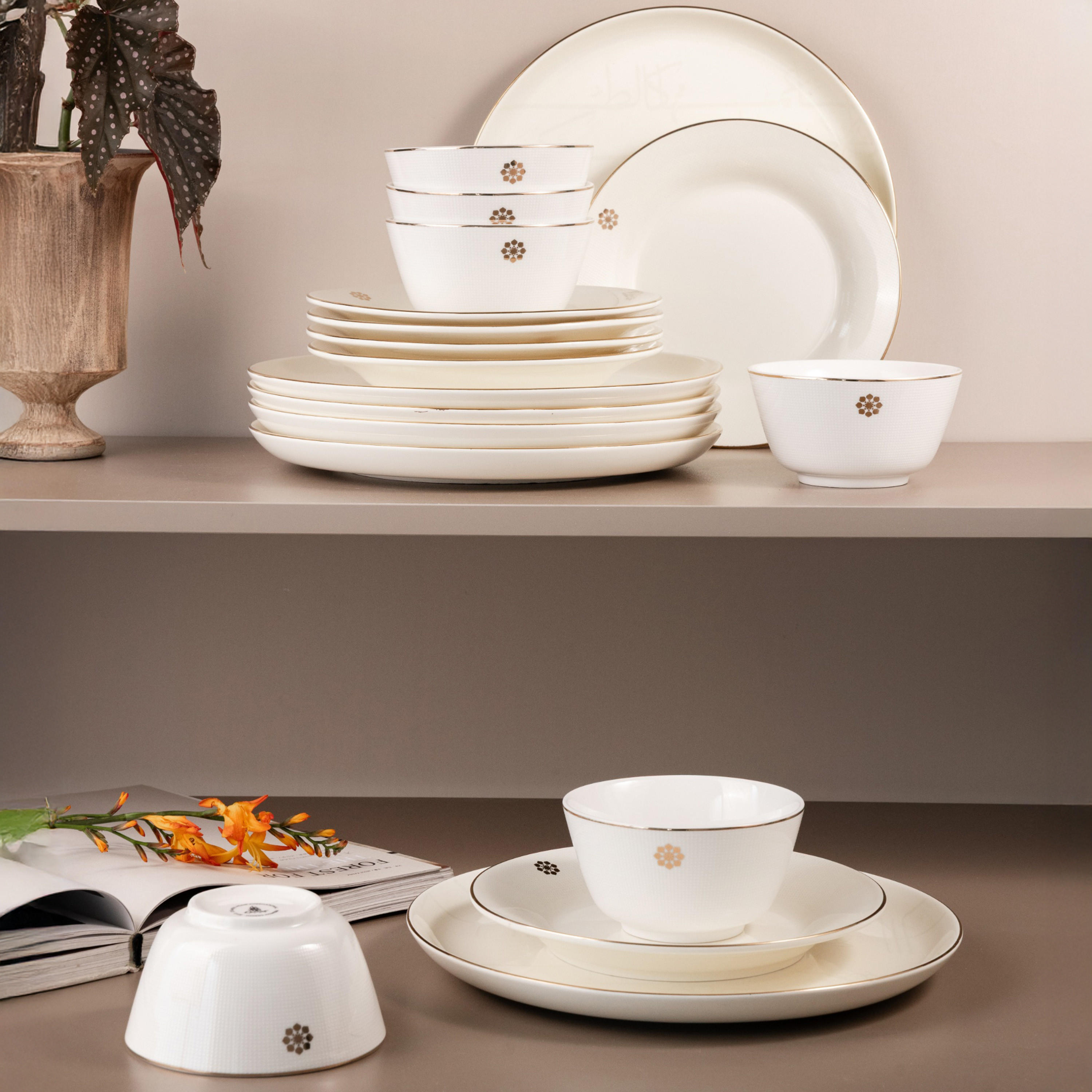 18-Piece Floral Print Dinner Plate and Bowl Set-household-dining-dinnerware-dinnersets-image-2