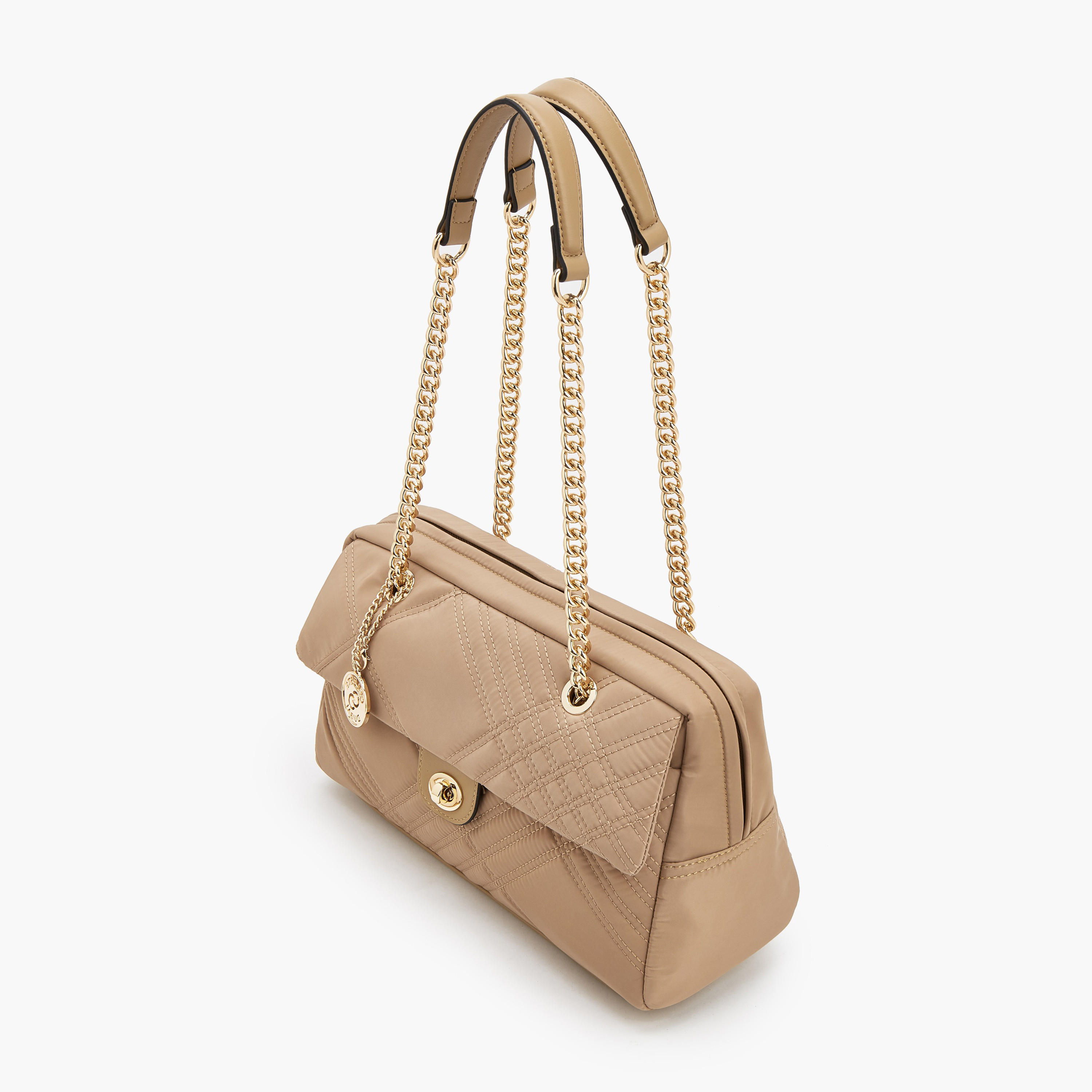 Celeste Quilted Shoulder Bag with Zip Closure-women-bagsandwallets-handbags-image-5