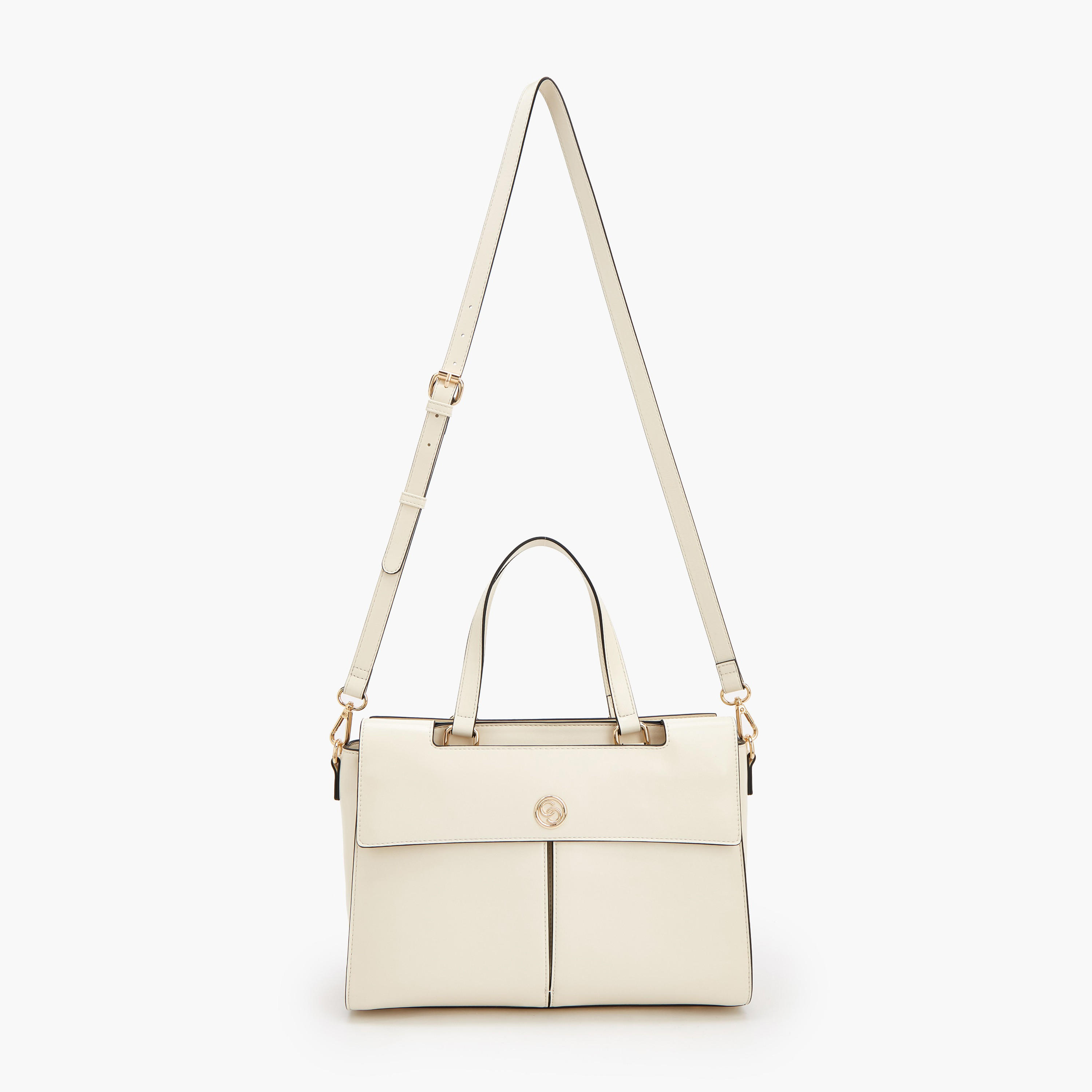 Celeste Solid Tote Bag with Detachable Strap-women-bagsandwallets-handbags-image-2