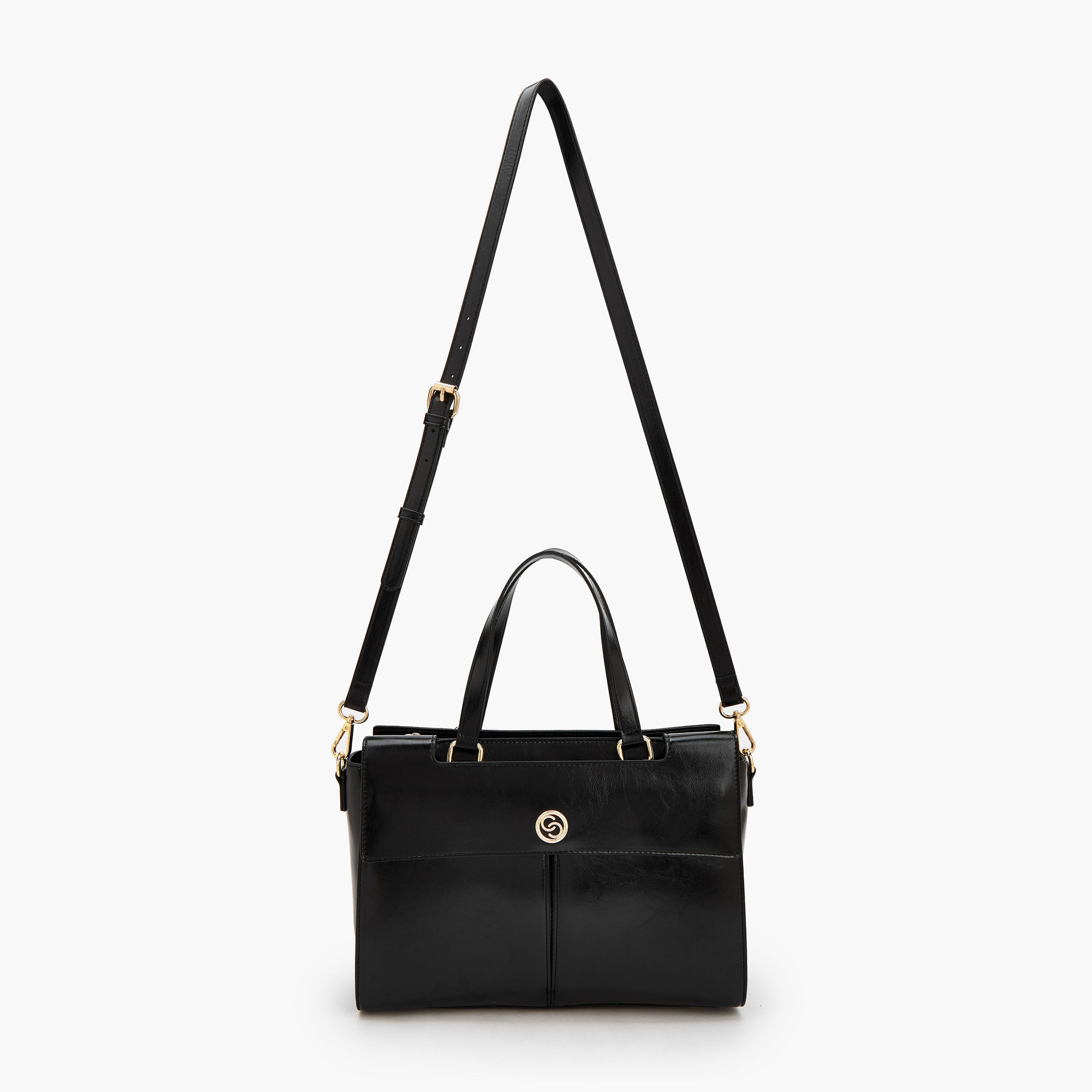 Celeste Solid Tote Bag with Detachable Strap-women-bagsandwallets-handbags-image-2