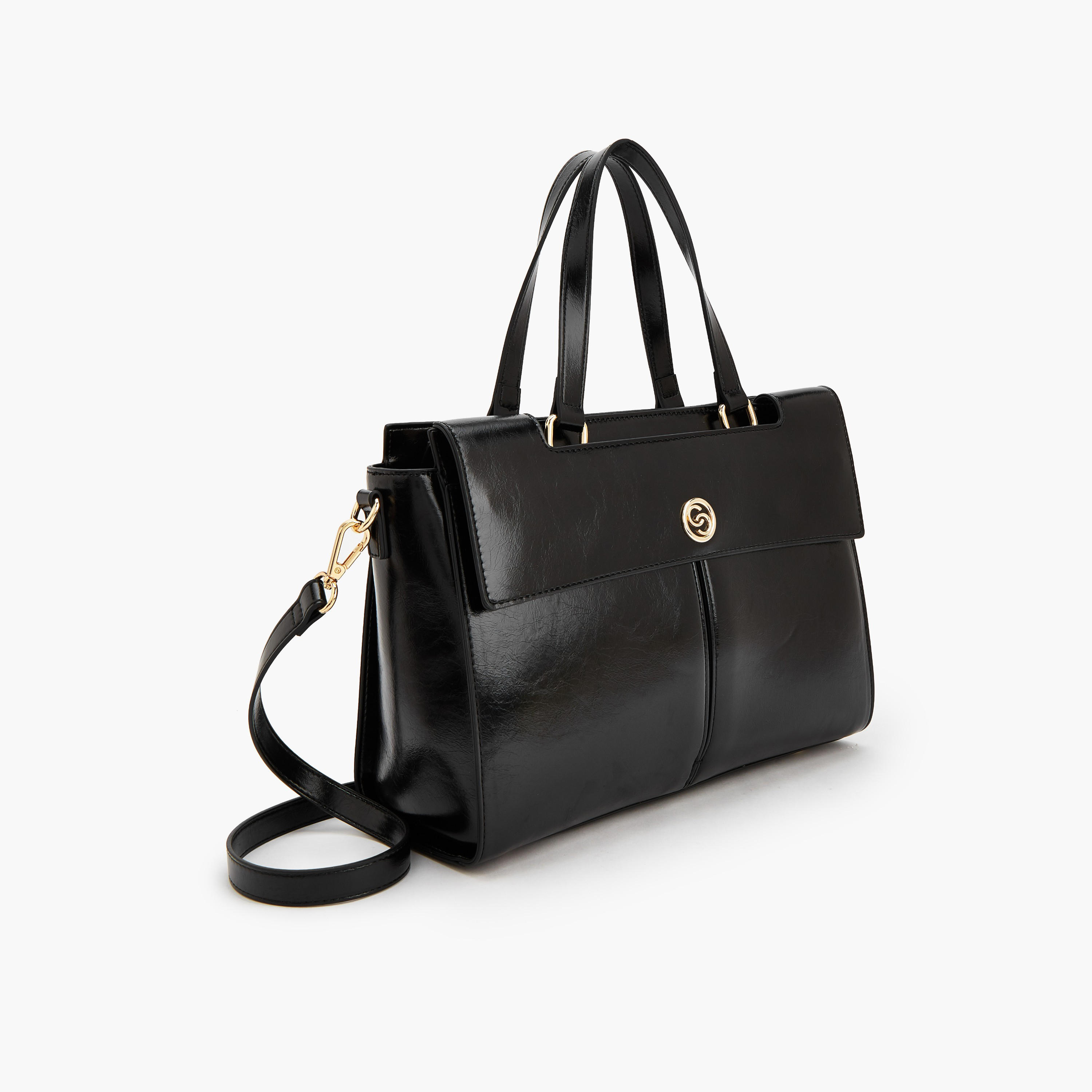 Celeste Solid Tote Bag with Detachable Strap-women-bagsandwallets-handbags-image-3