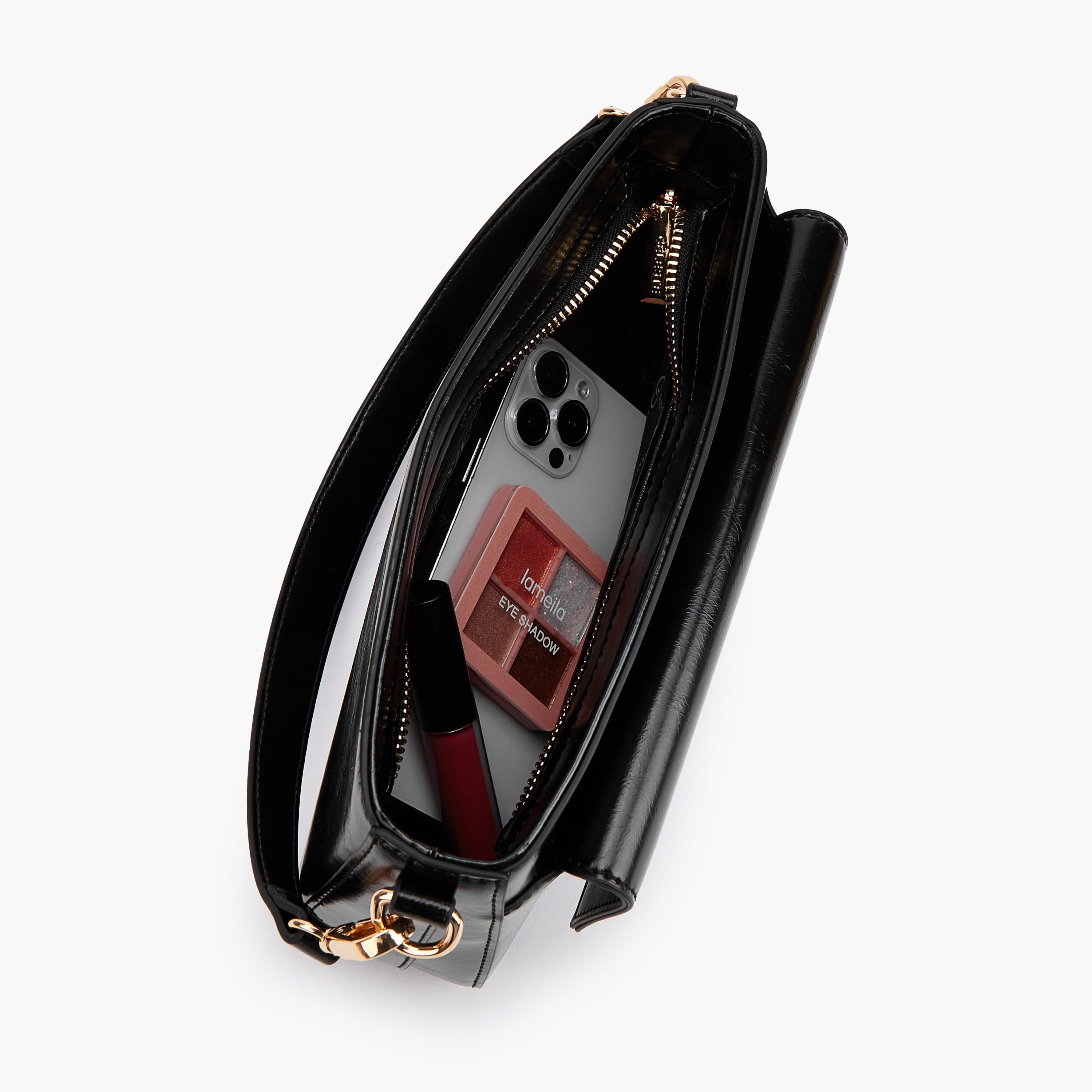 Celeste Logo Detail Crossbody Bag with Detachable Strap-women-bagsandwallets-handbags-image-6
