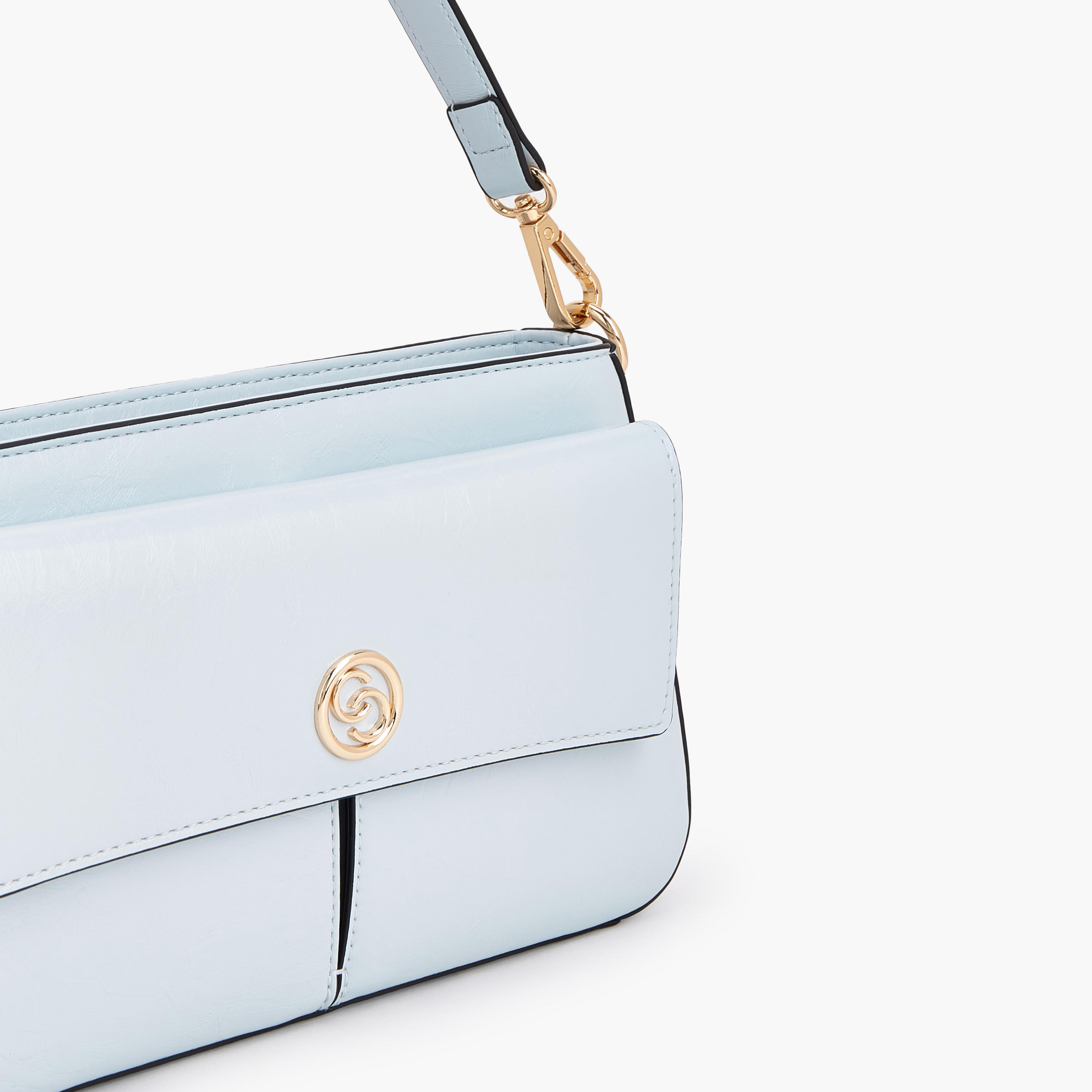 Celeste Logo Detail Crossbody Bag with Detachable Strap-women-bagsandwallets-handbags-image-3