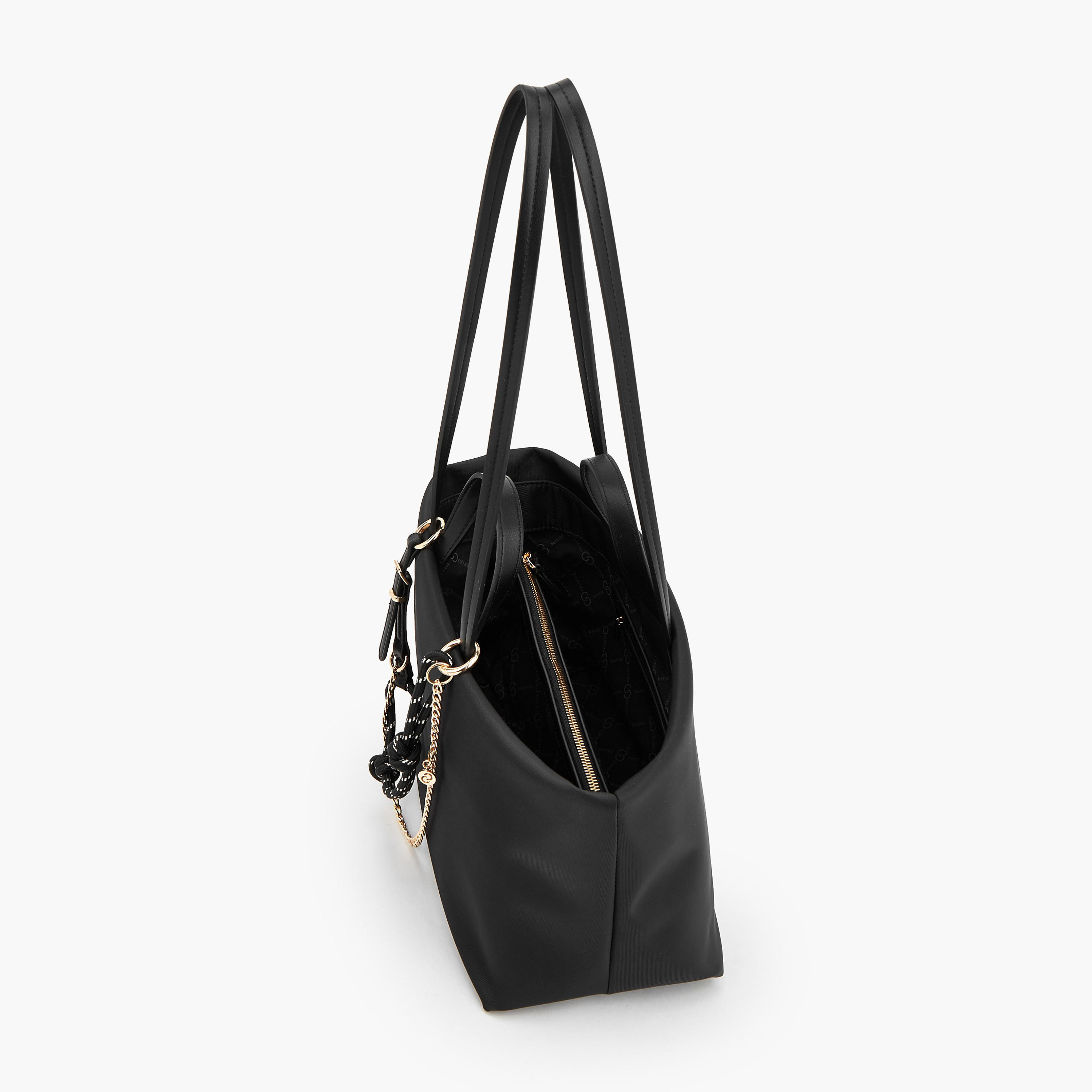 Celeste Chain Detail Tote Bag with Double Handle-women-bagsandwallets-handbags-image-6