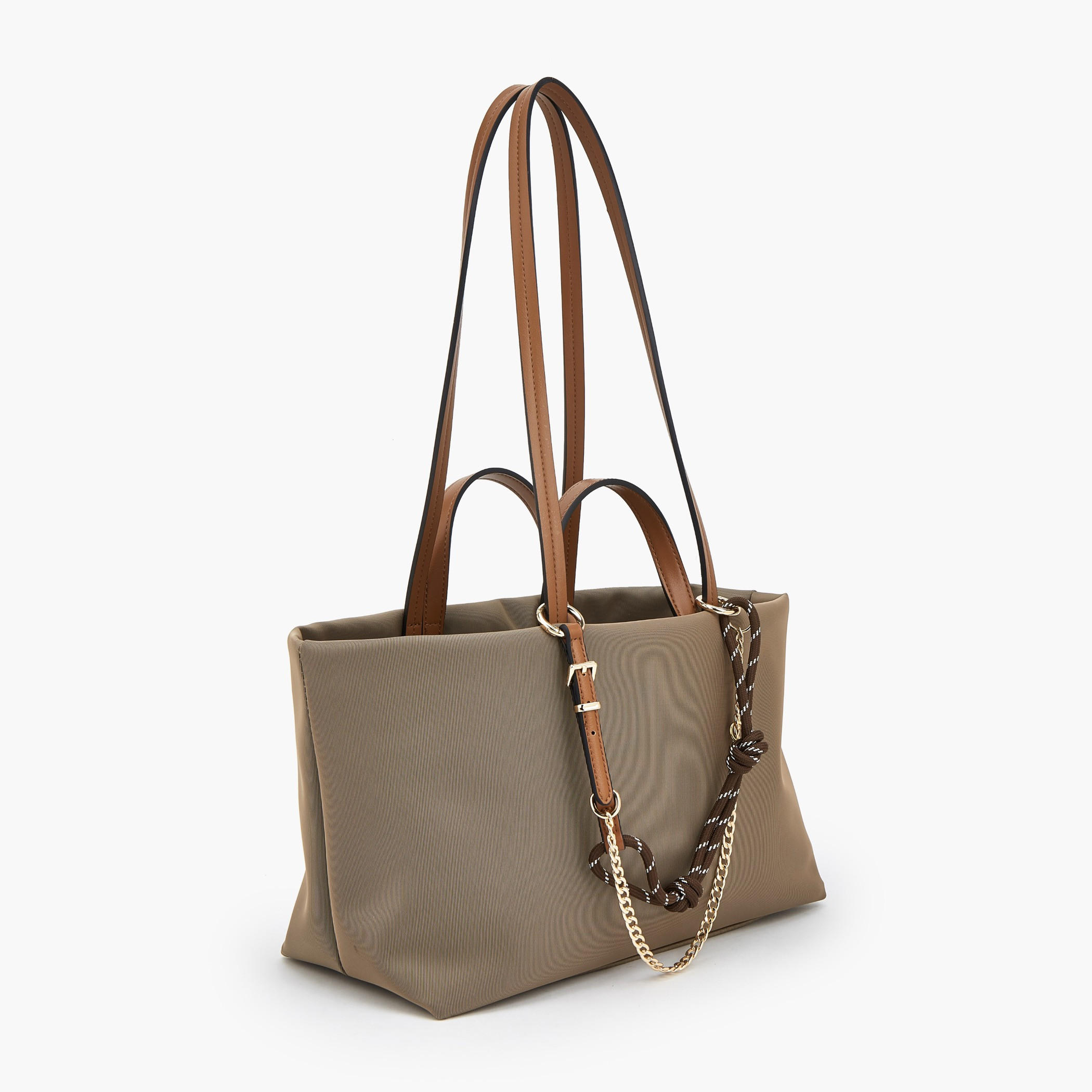 Celeste Chain Detail Tote Bag with Double Handle-women-bagsandwallets-handbags-image-3
