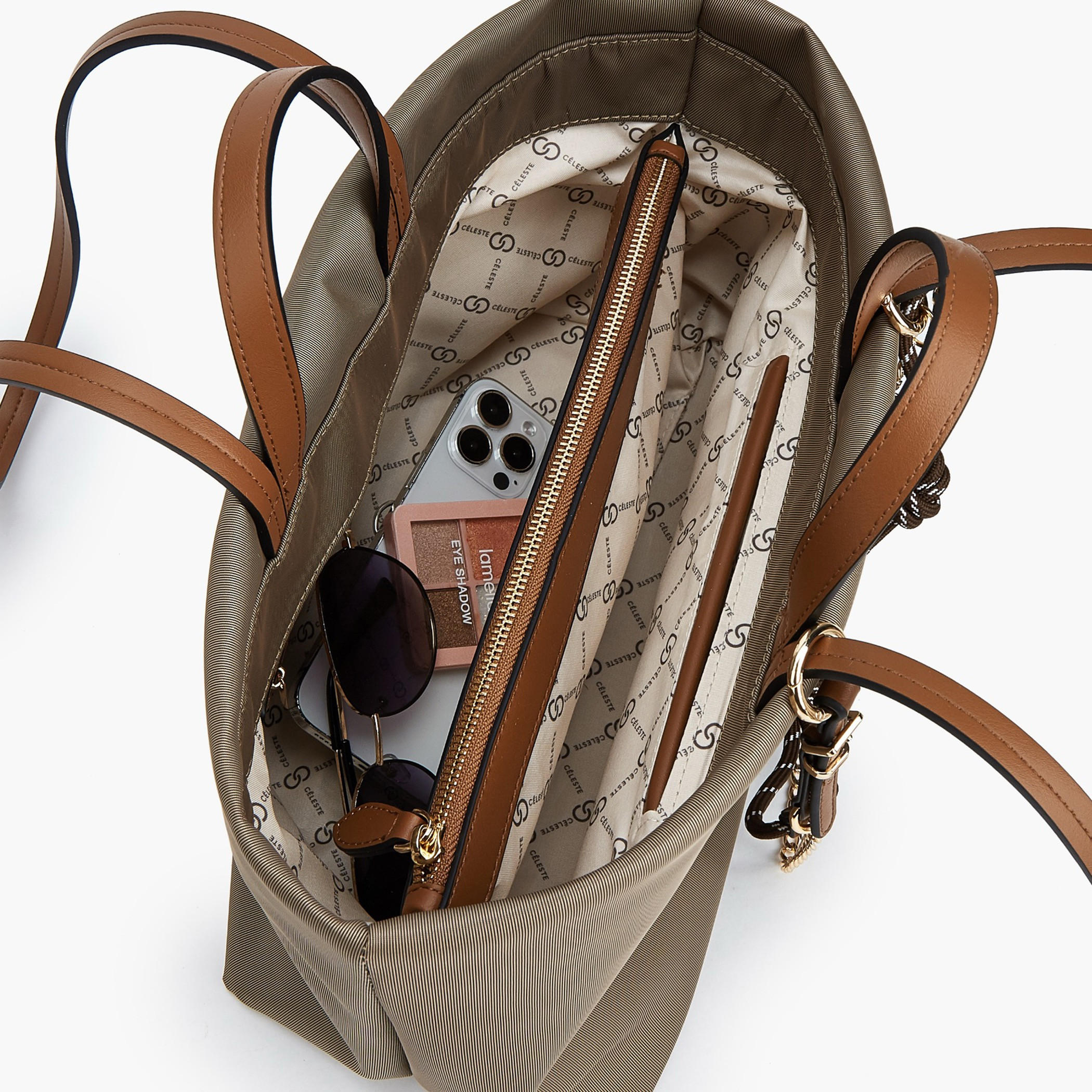 Celeste Chain Detail Tote Bag with Double Handle-women-bagsandwallets-handbags-image-8