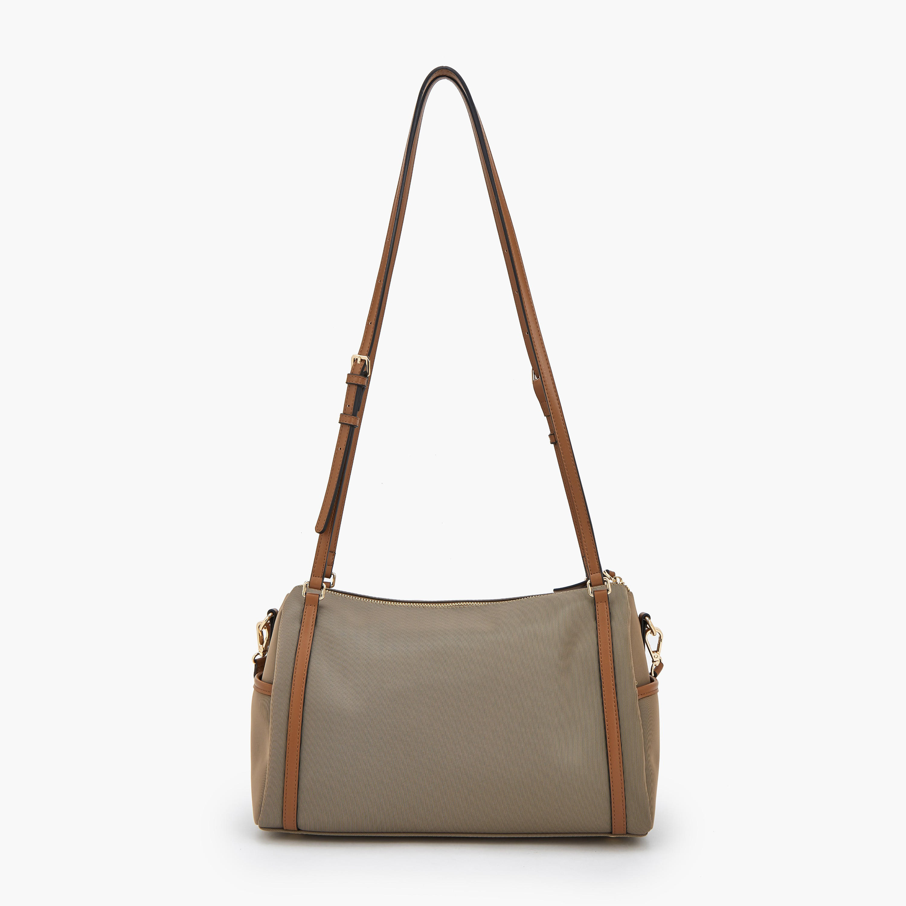 Celeste Monogram Print Shoulder Bag with Double Handle-women-bagsandwallets-handbags-image-1