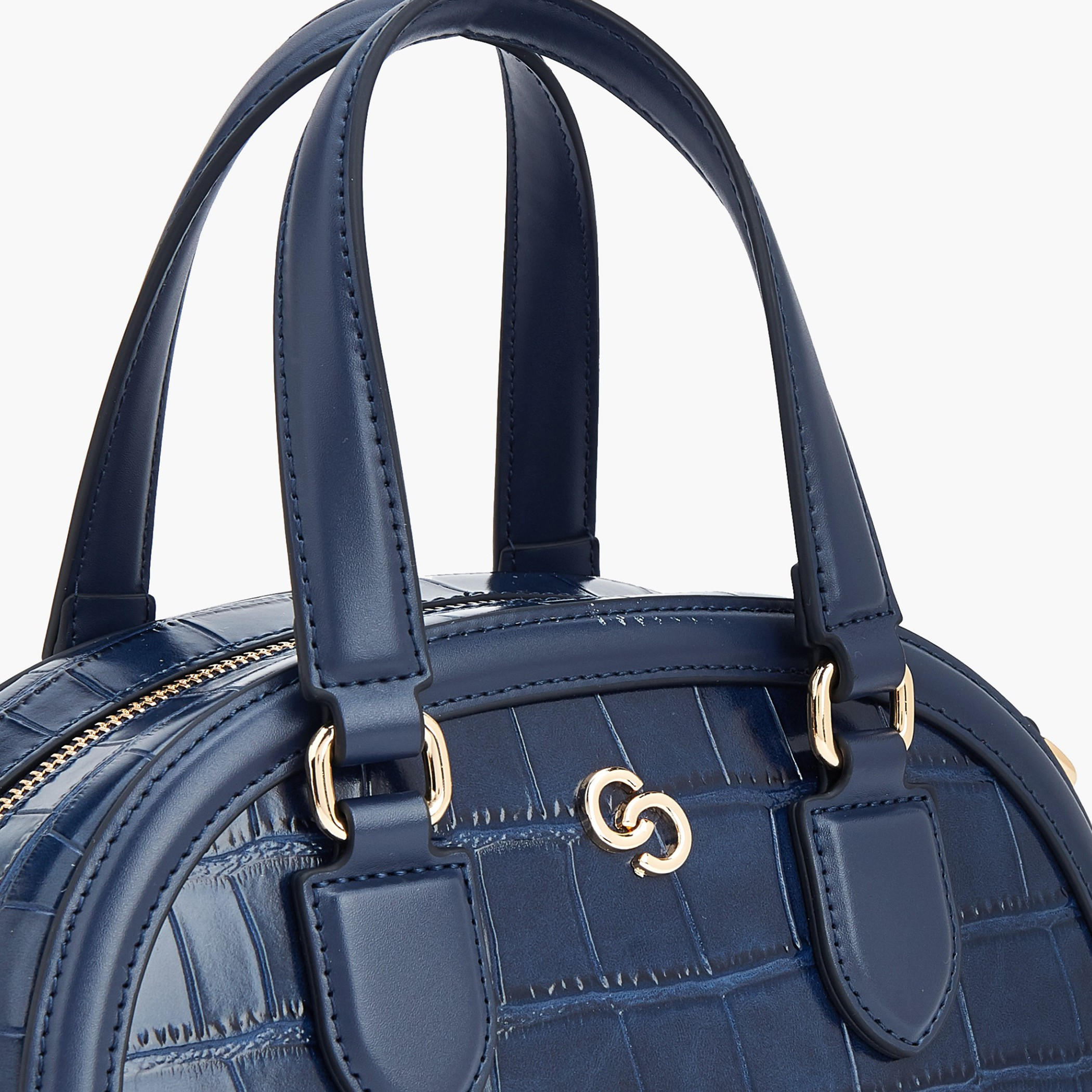 Celeste Textured Dome Bag with Dual Handle-women-bagsandwallets-handbags-image-5