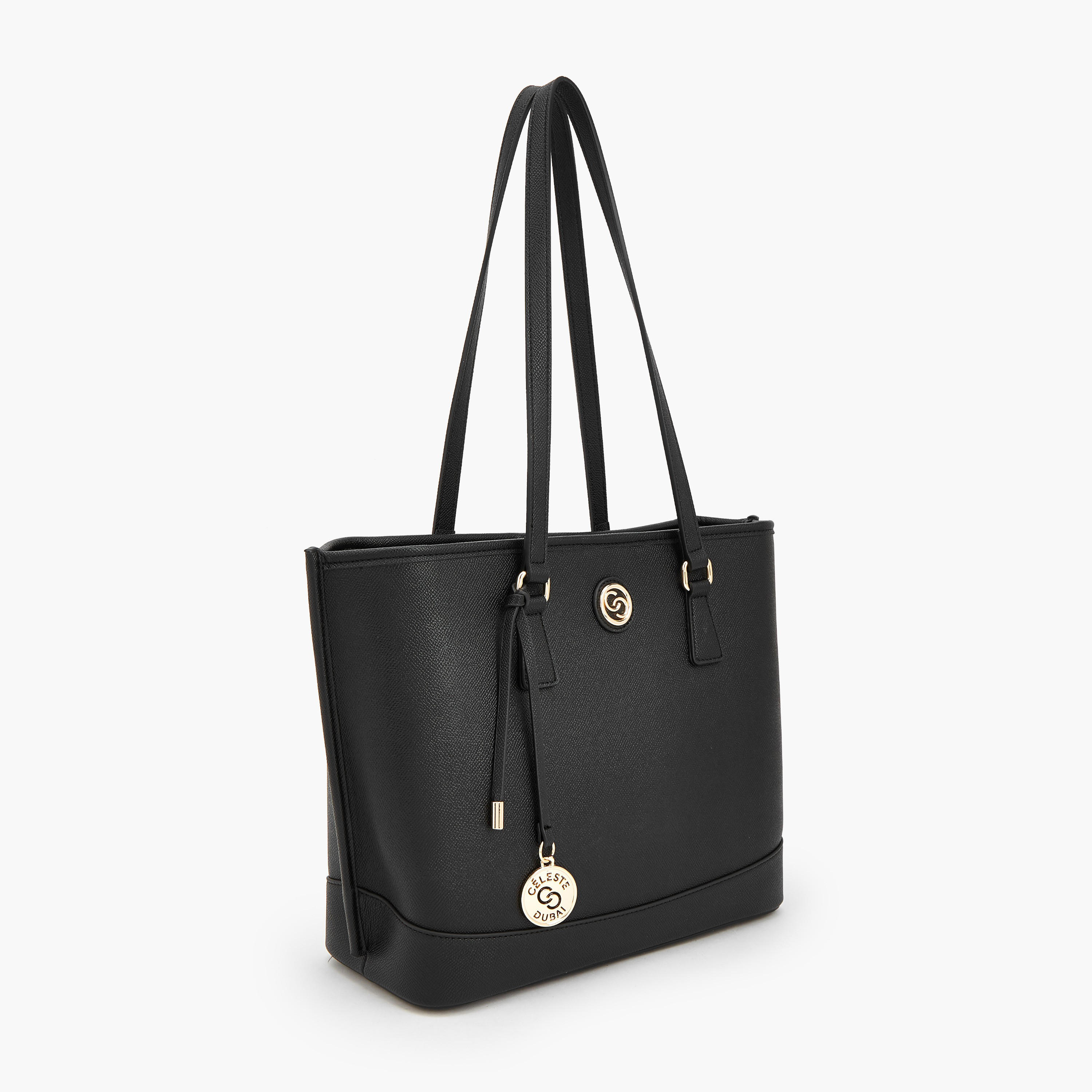 شنطة توتي بارزة الملمس بمقبض مزدوج من سيليست-women-bagsandwallets-handbags-image-2