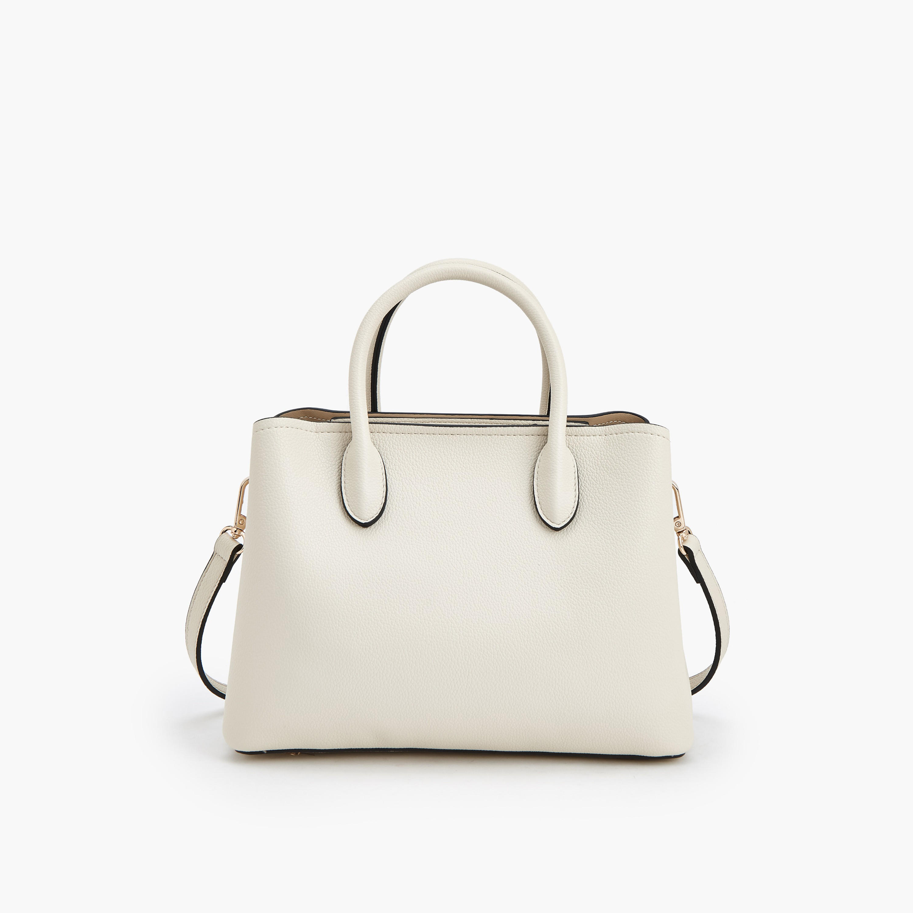 شنطة توتي بطبعات مونوجرام ومقبض مزدوج من سيليست-women-bagsandwallets-handbags-image-6