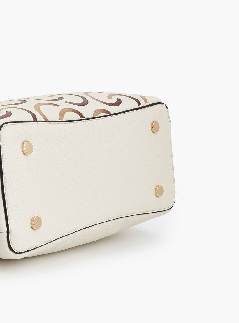 شنطة توتي بطبعات مونوجرام ومقبض مزدوج من سيليست-women-bagsandwallets-handbags-image-7