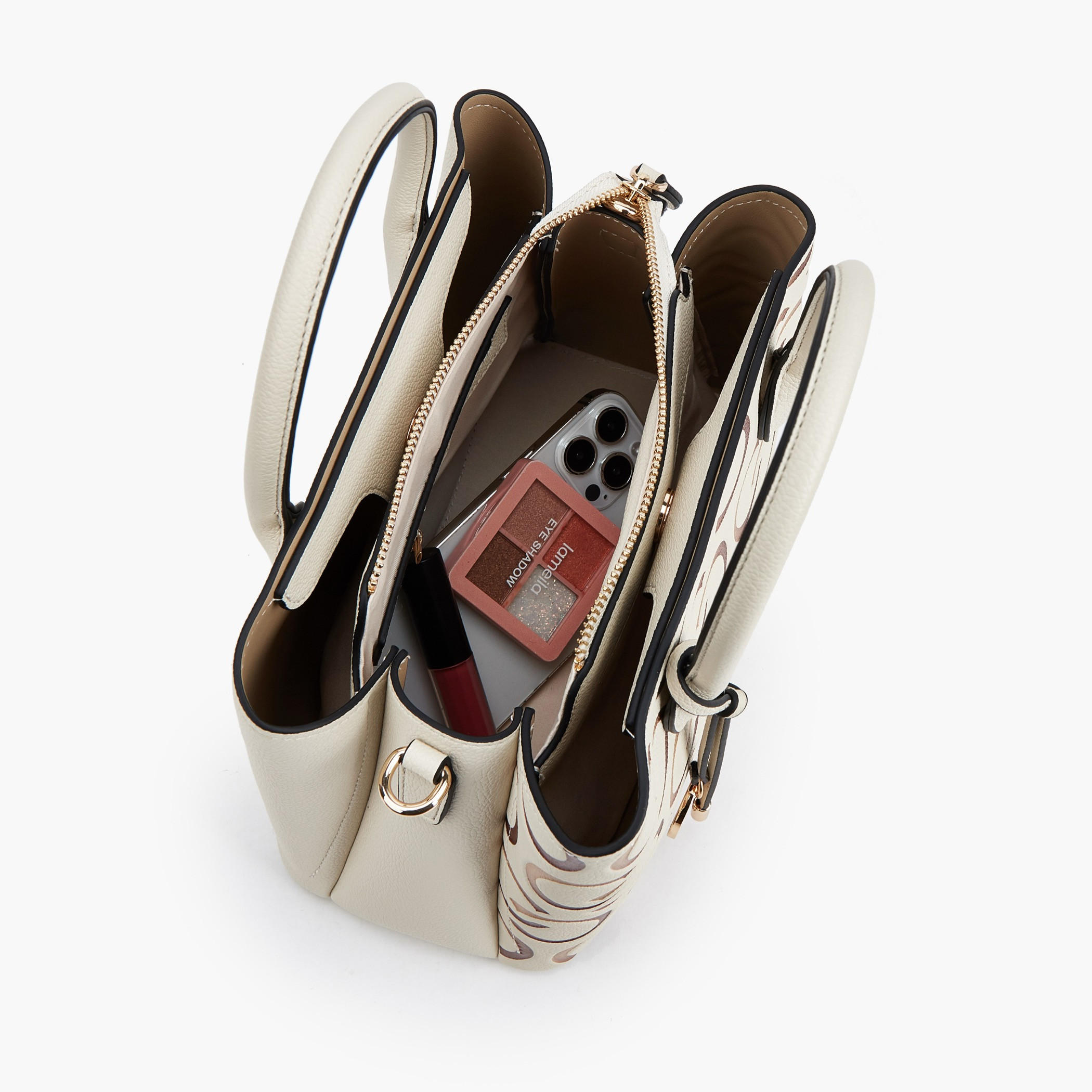 شنطة توتي بطبعات مونوجرام ومقبض مزدوج من سيليست-women-bagsandwallets-handbags-image-9