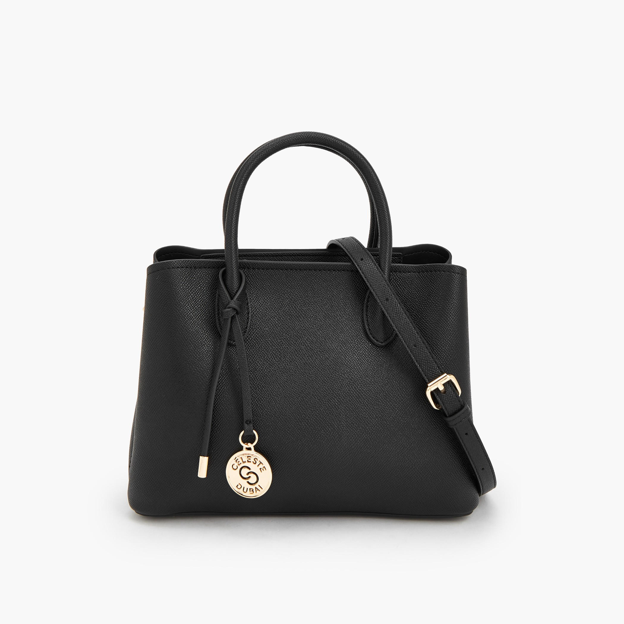 Celeste Textured Tote Bag with Double Handle-women-bagsandwallets-handbags-image-1