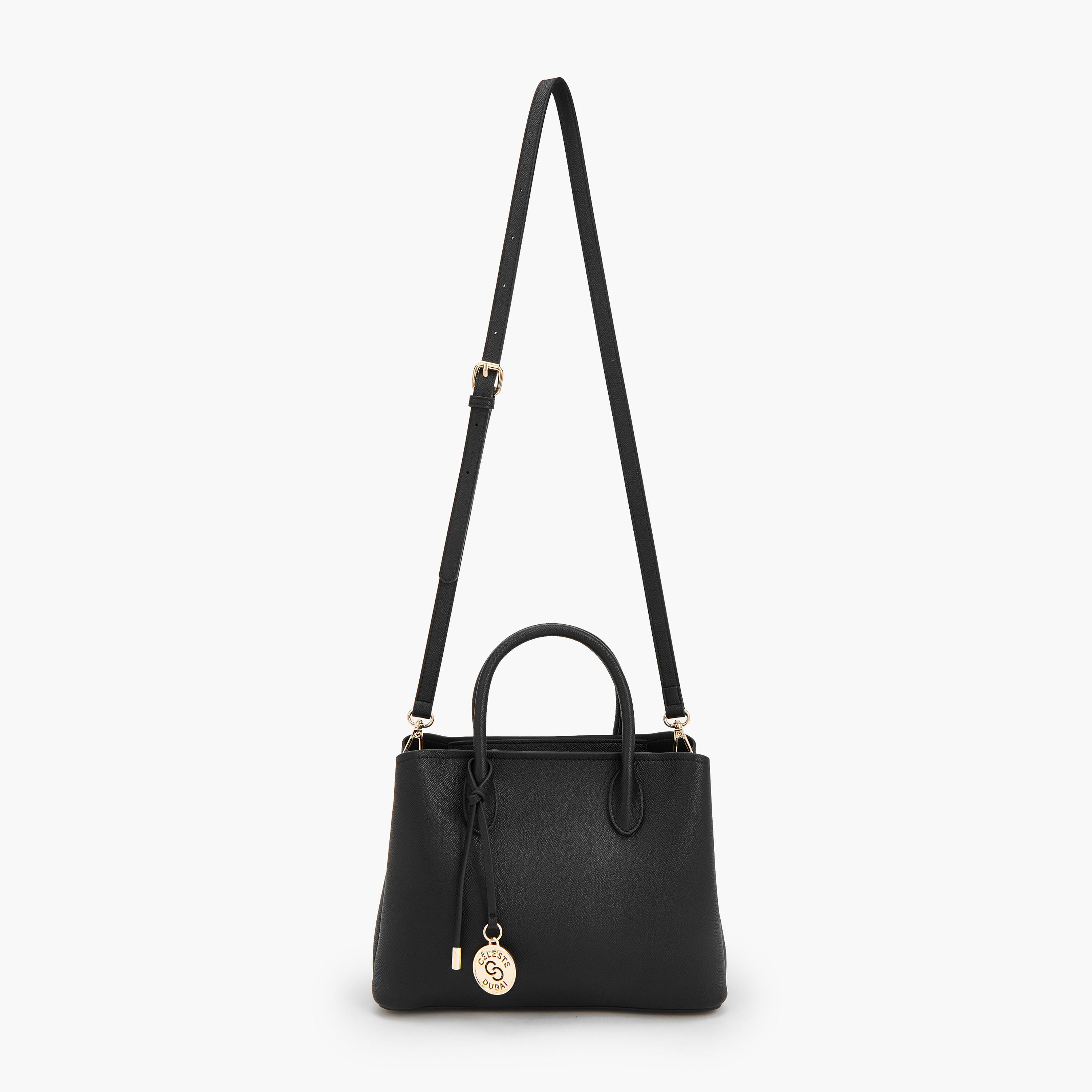 Celeste Textured Tote Bag with Double Handle-women-bagsandwallets-handbags-image-3