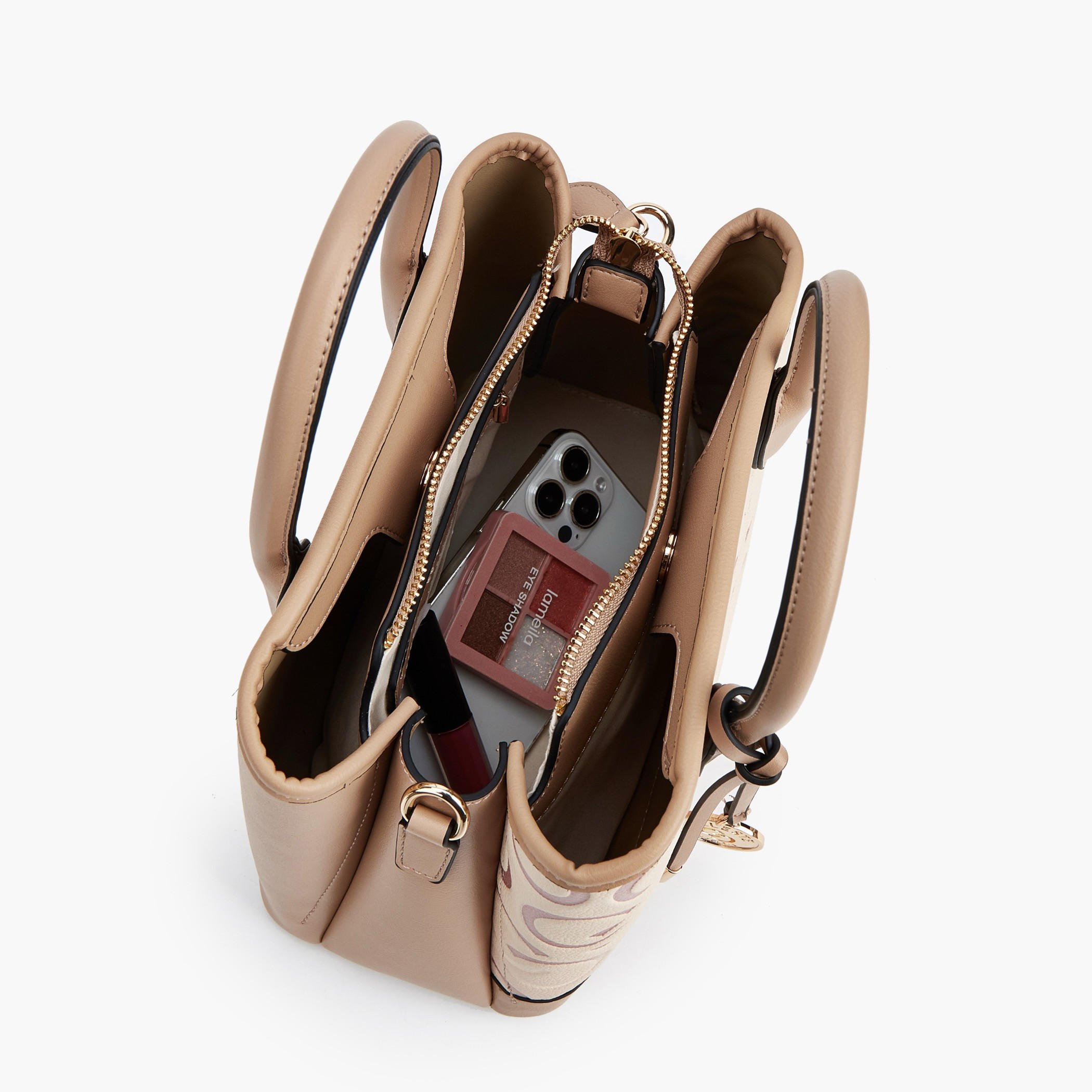 Celeste Monogram Print Tote Bag with Double Handle-women-bagsandwallets-handbags-image-8