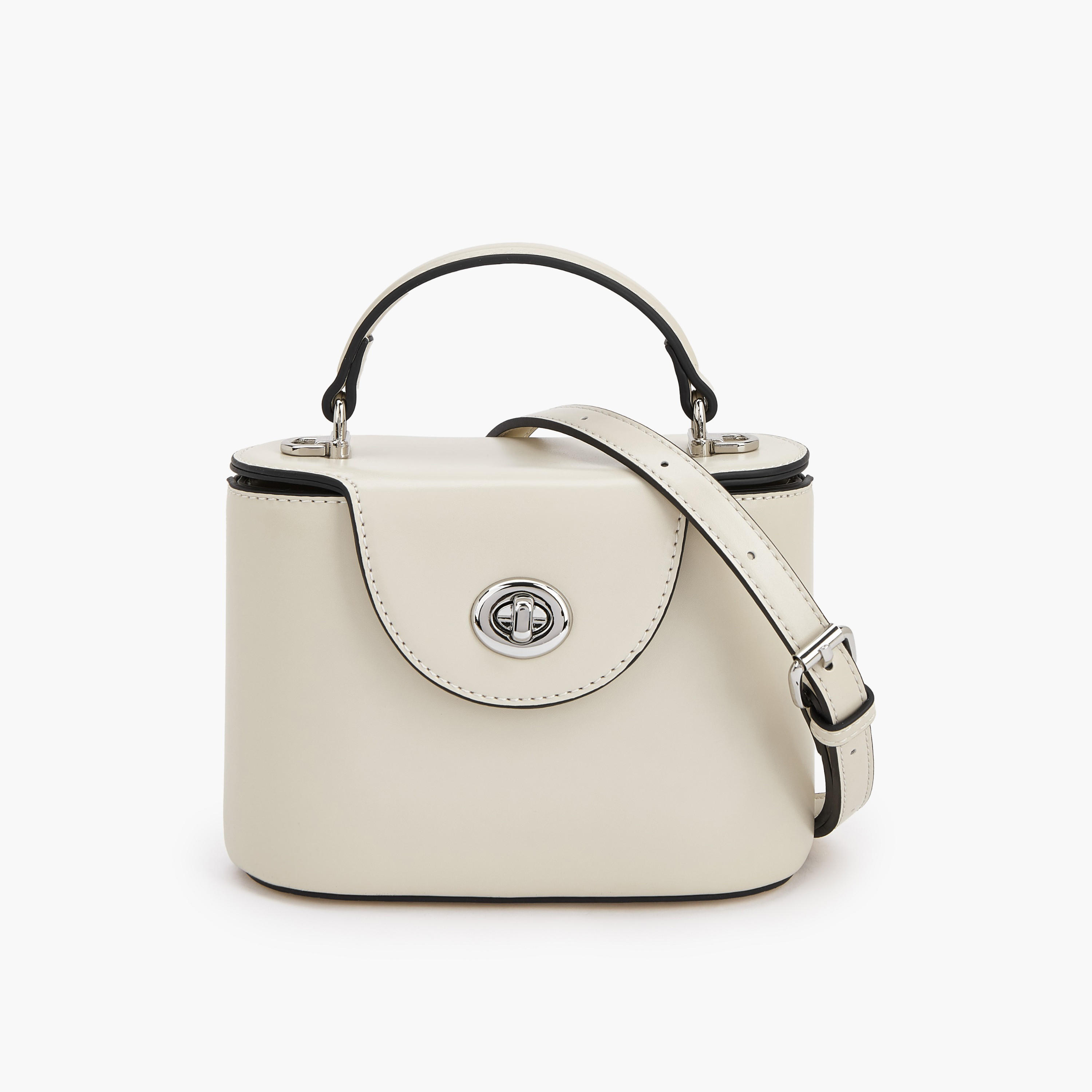 Celeste Solid Crossbody Bag with Twist Lock Closure-women-bagsandwallets-handbags-image-1