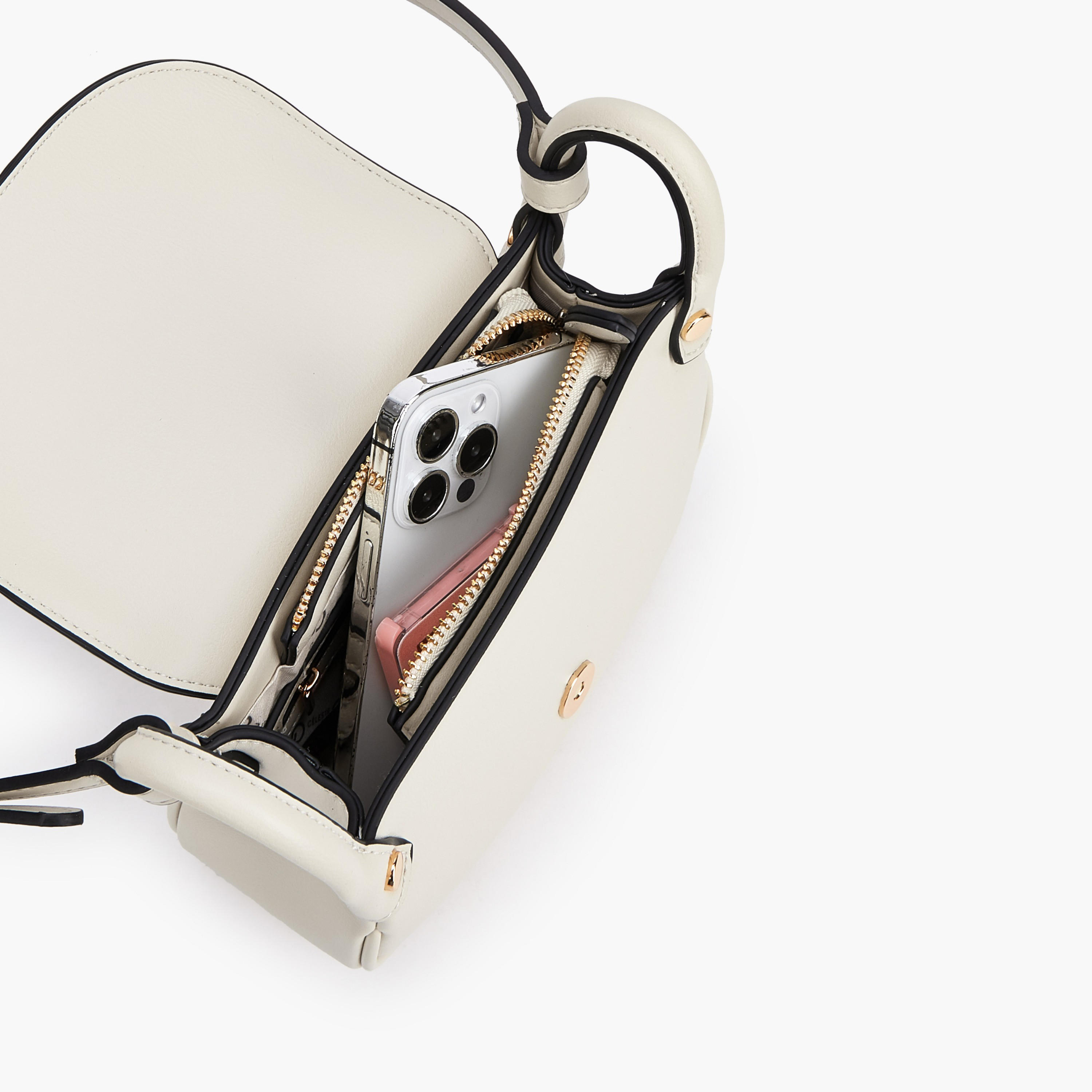شنطة كروس بودي مطرزة بزر إغلاق من سيليست-women-bagsandwallets-handbags-image-7