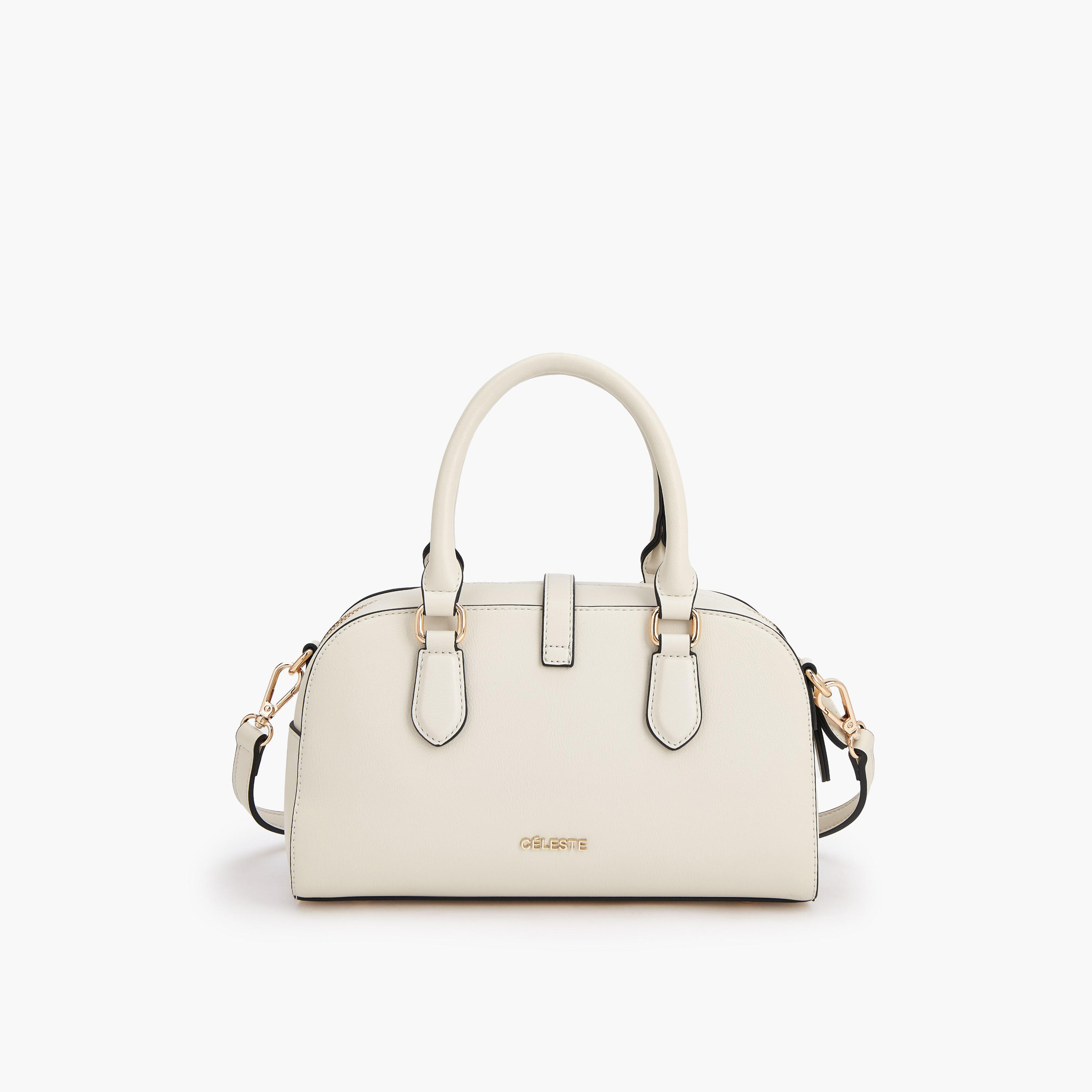 شنطة توت بتطريزات زهرية ومقبض مزدوج من سيليست-women-bagsandwallets-handbags-image-5