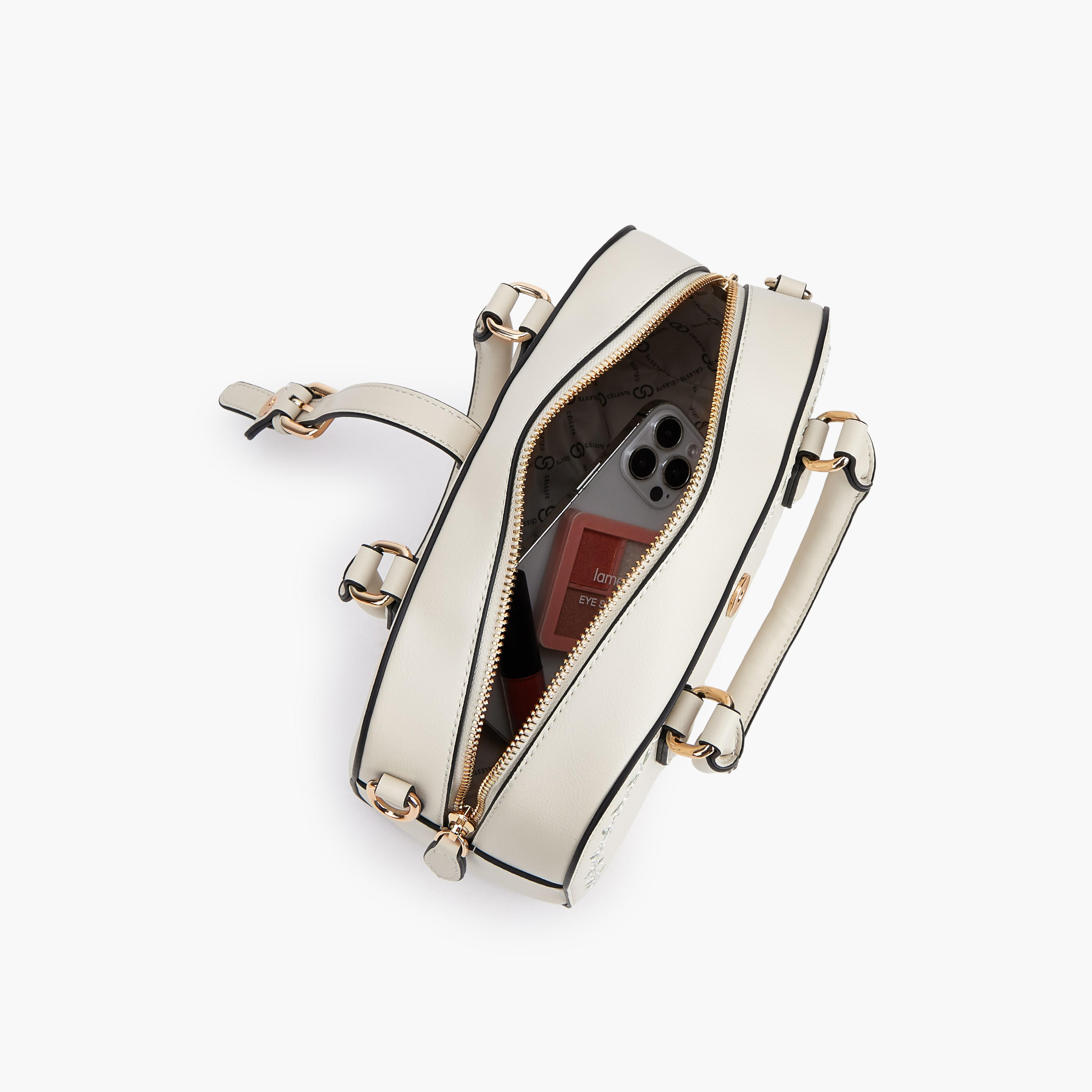 شنطة توت بتطريزات زهرية ومقبض مزدوج من سيليست-women-bagsandwallets-handbags-image-7