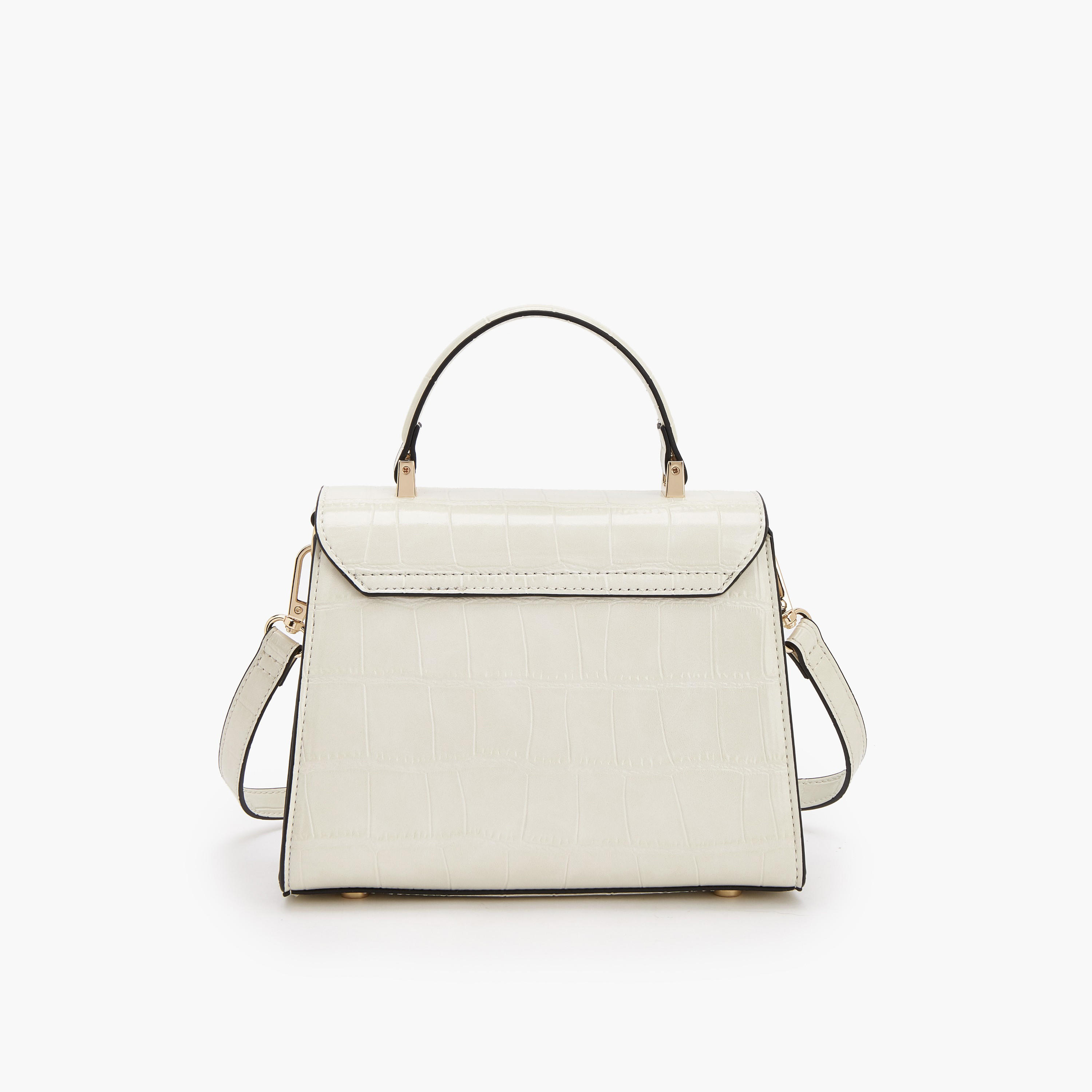 Celeste Textured Satchel Bag with Detachable Strap-women-bagsandwallets-handbags-image-5