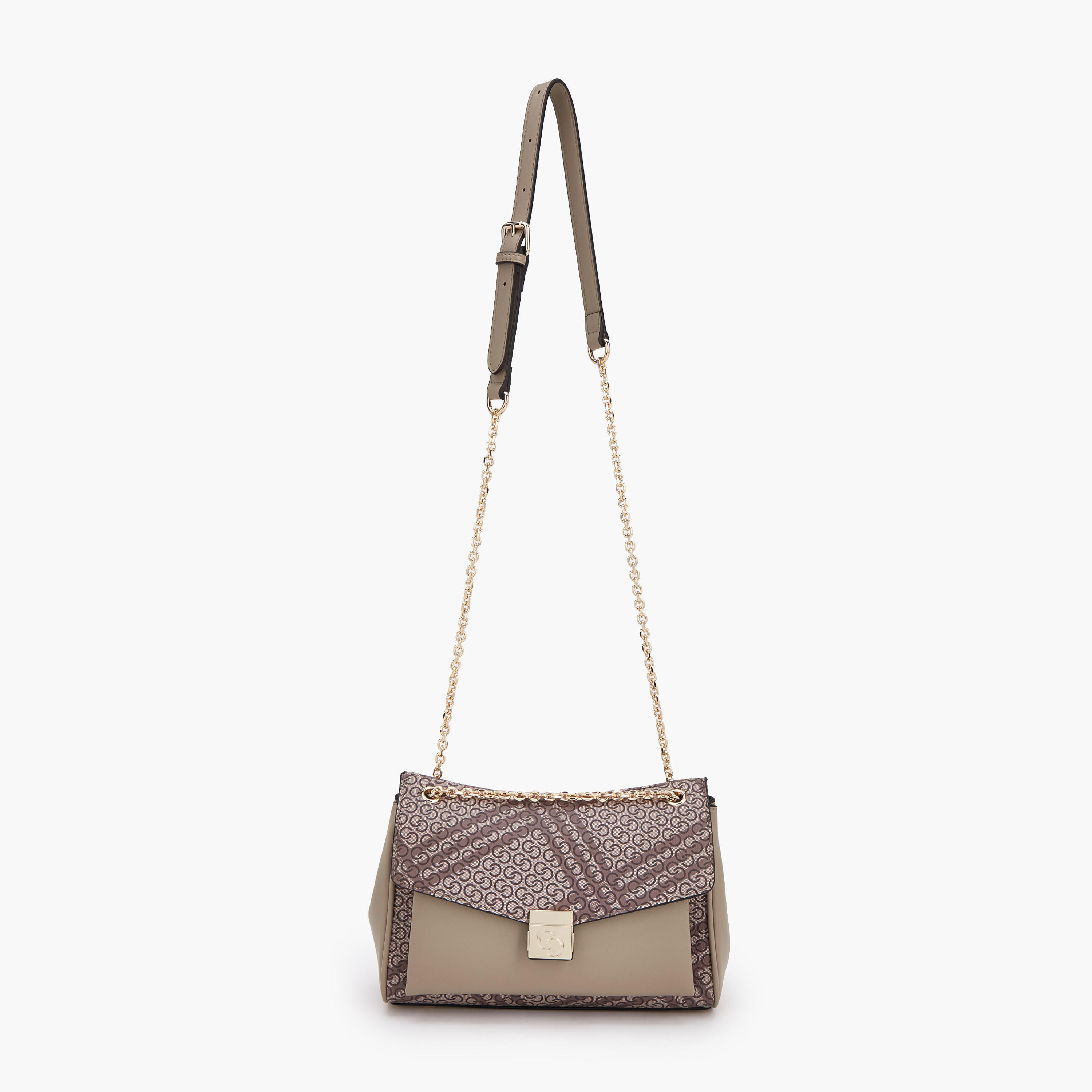 Celeste Printed Crossbody Bag with Button Closure-women-bagsandwallets-handbags-image-2