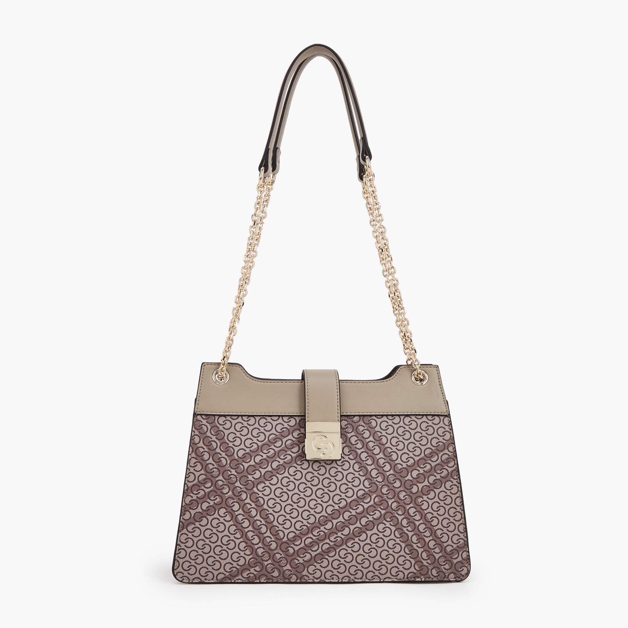 Celeste Printed Shoulder Bag with Chain Detail-women-bagsandwallets-handbags-image-1