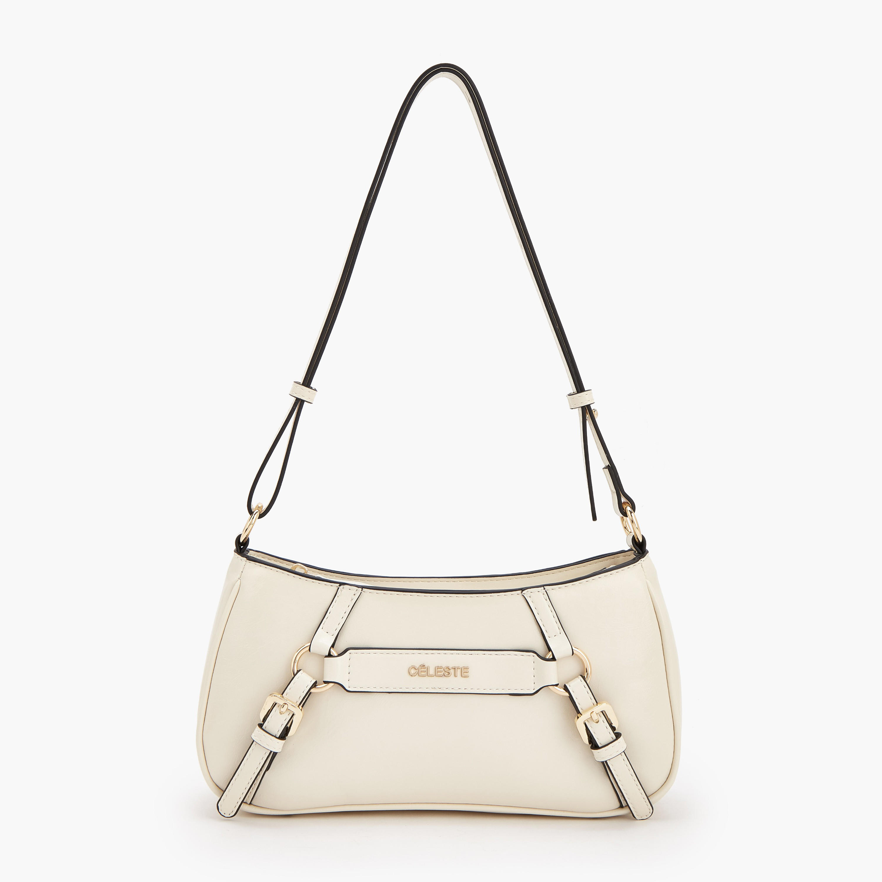 شنطة كروس بودي بحزام قابل للتعديل وتفاصيل إبزيم من سيليست-women-bagsandwallets-handbags-image-1