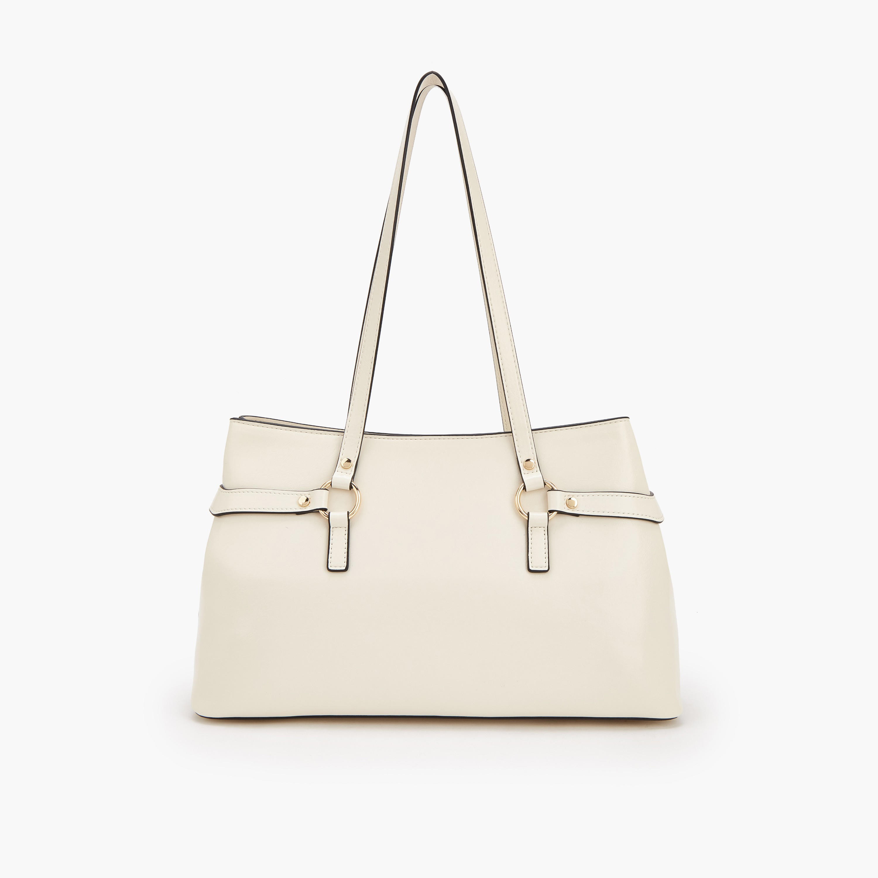 Celeste Buckle Accent Tote Bag with Double Handle-women-bagsandwallets-handbags-image-4