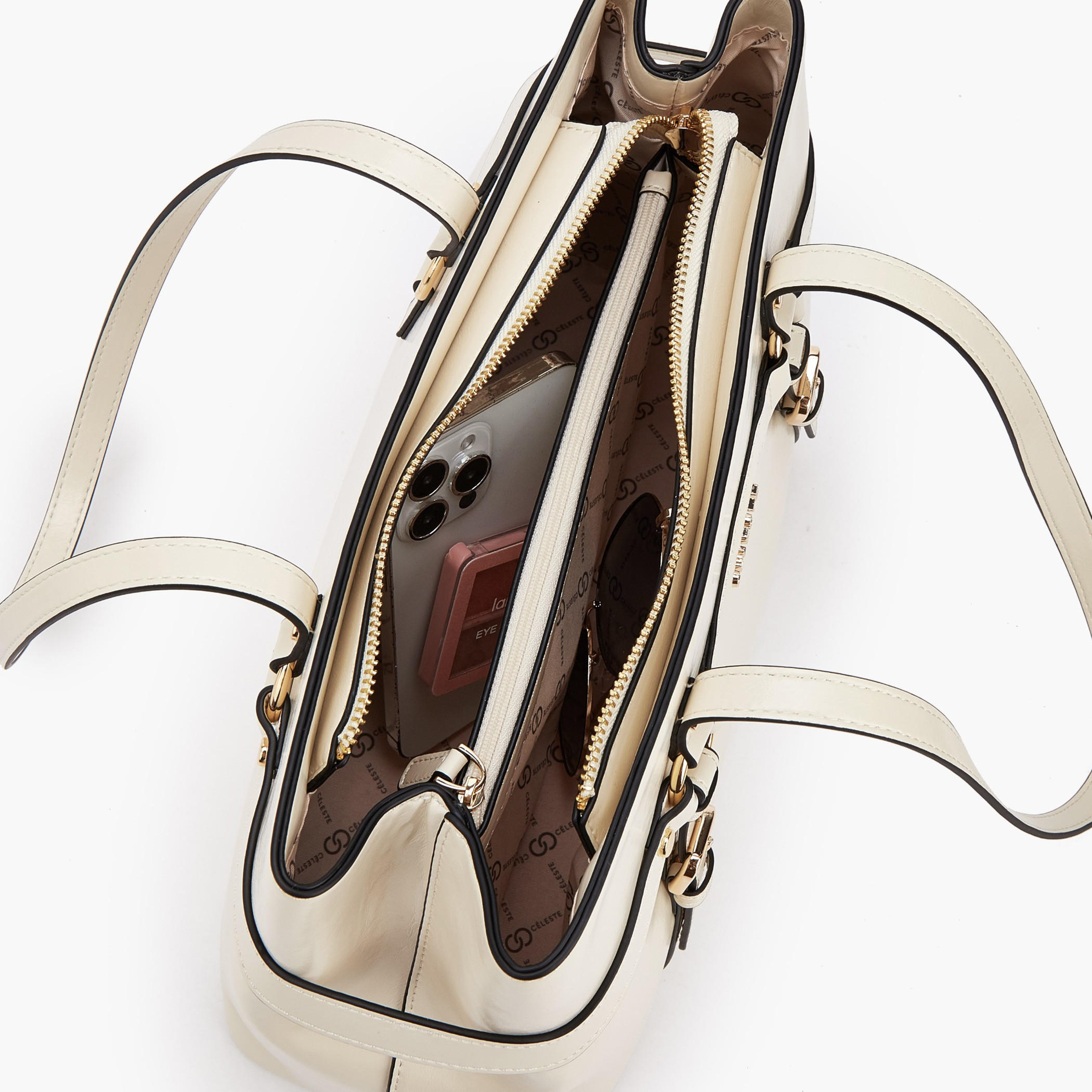 Celeste Buckle Accent Tote Bag with Double Handle-women-bagsandwallets-handbags-image-7