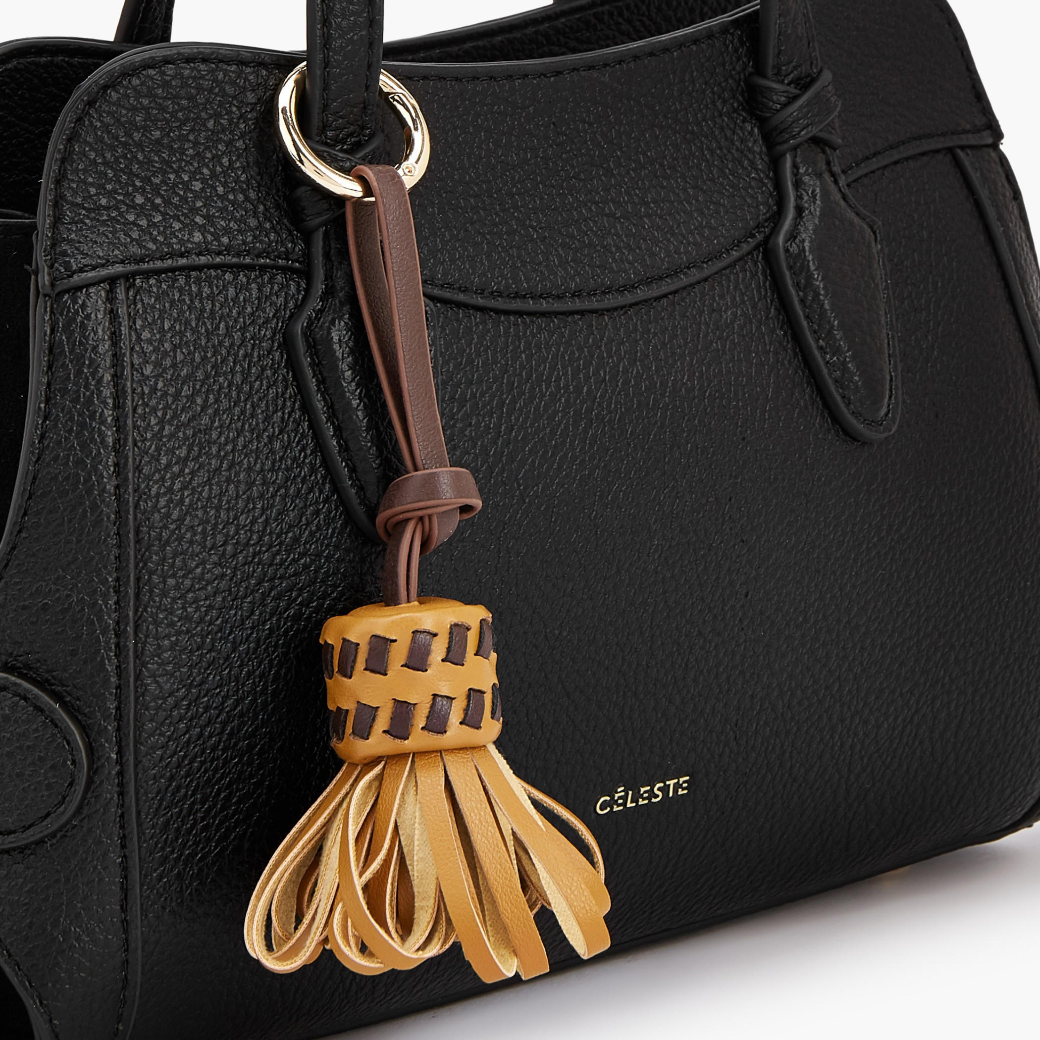 Celeste Textured Crossbody Bag with Tassel Detail-women-bagsandwallets-handbags-image-4
