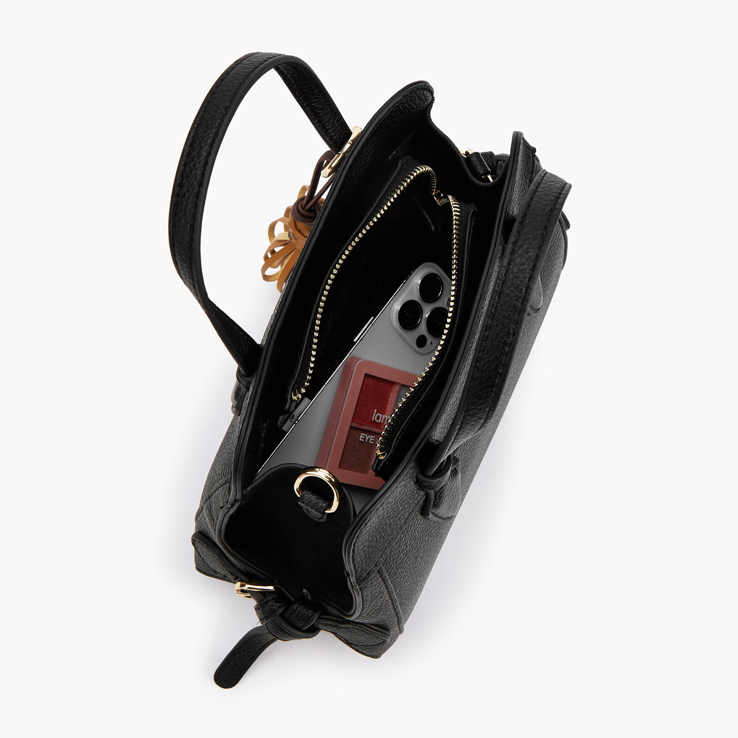 Celeste Textured Crossbody Bag with Tassel Detail-women-bagsandwallets-handbags-image-7
