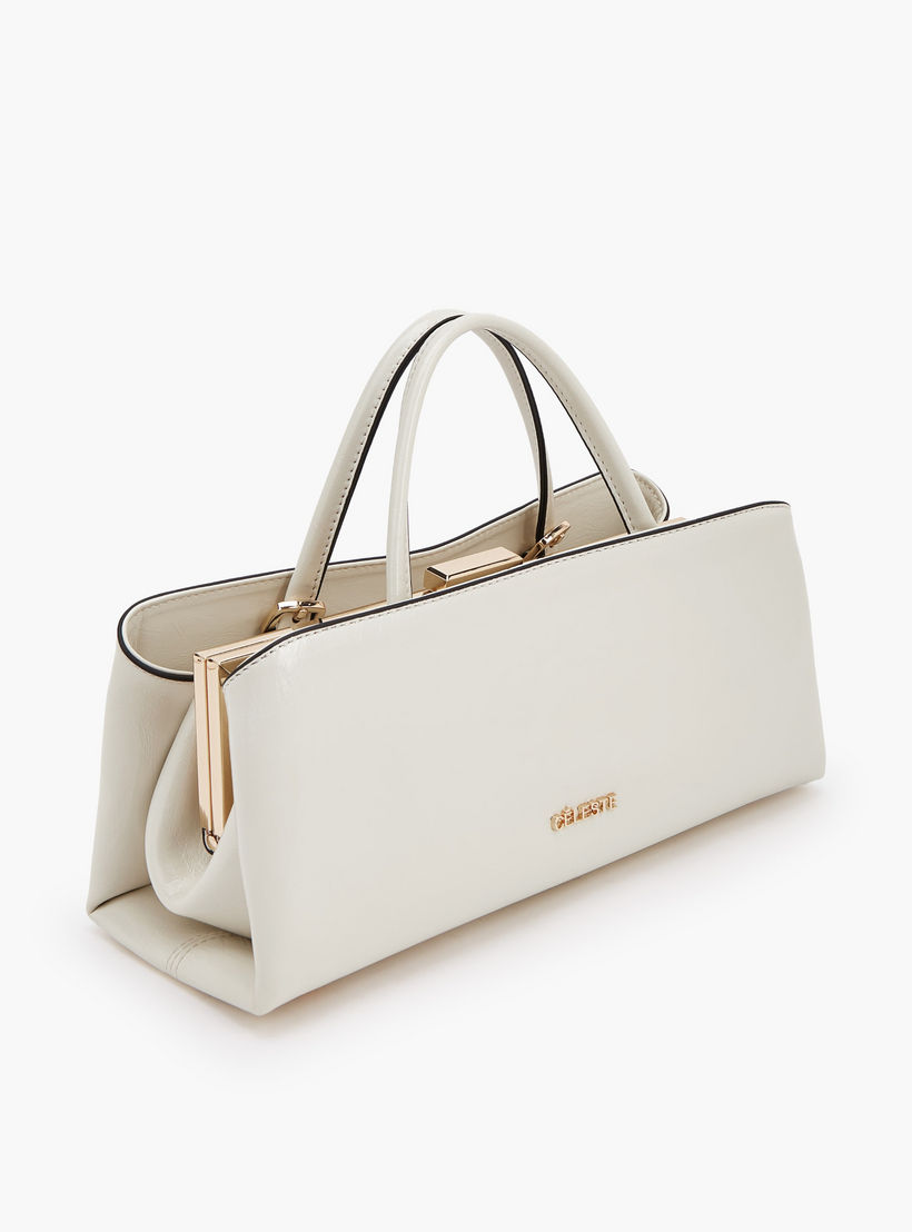Celeste Textured Tote Bag with Double Handle-women-bagsandwallets-handbags-image-3