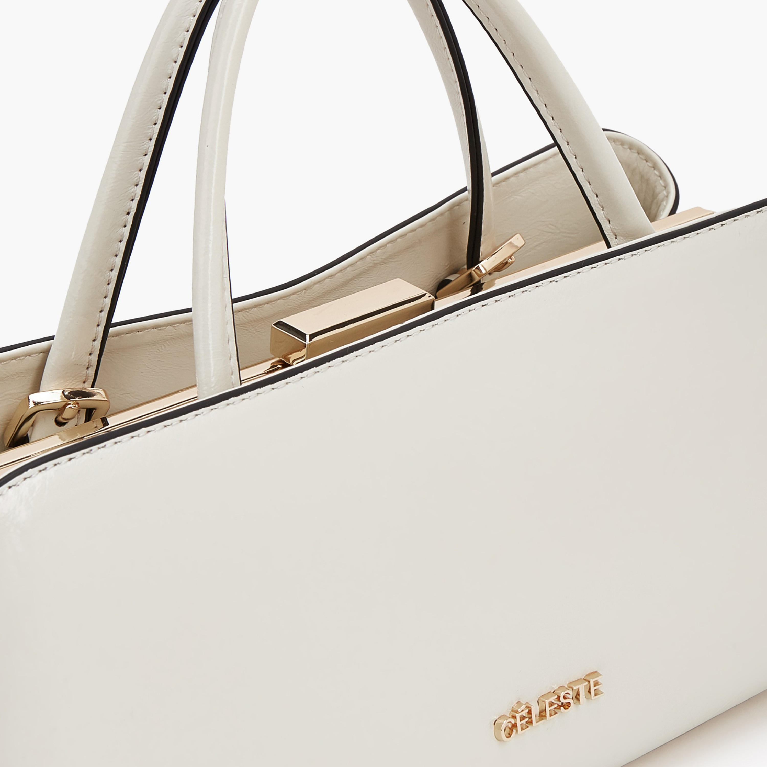 Celeste Textured Tote Bag with Double Handle-women-bagsandwallets-handbags-image-5