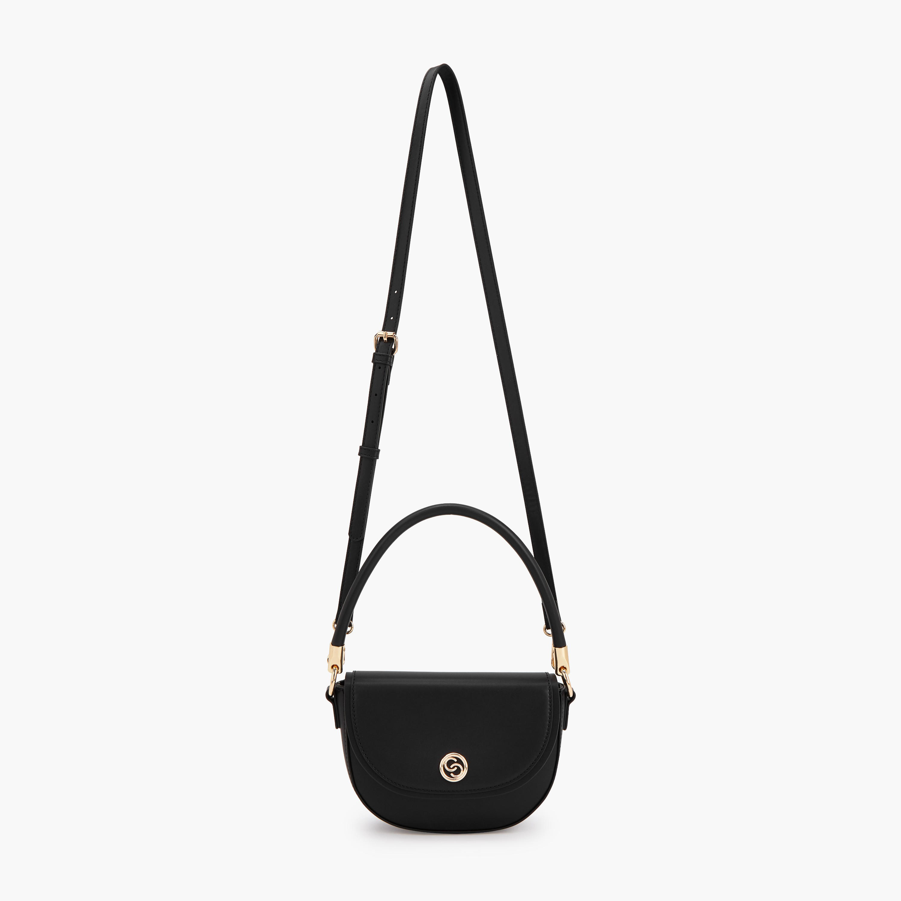 Celeste Textured Crossbody Bag with Button Closure-women-bagsandwallets-handbags-image-2