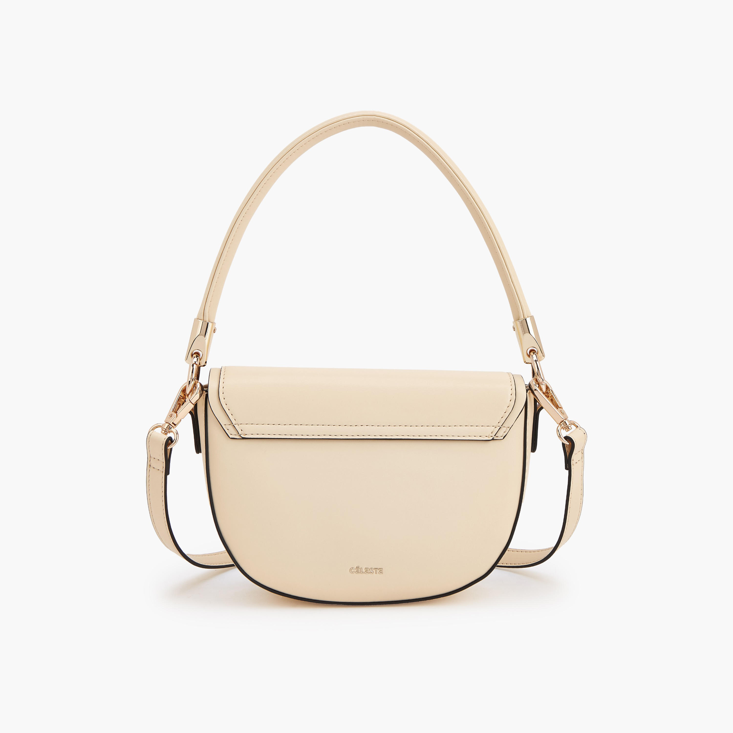 Celeste Textured Crossbody Bag with Button Closure-women-bagsandwallets-handbags-image-5