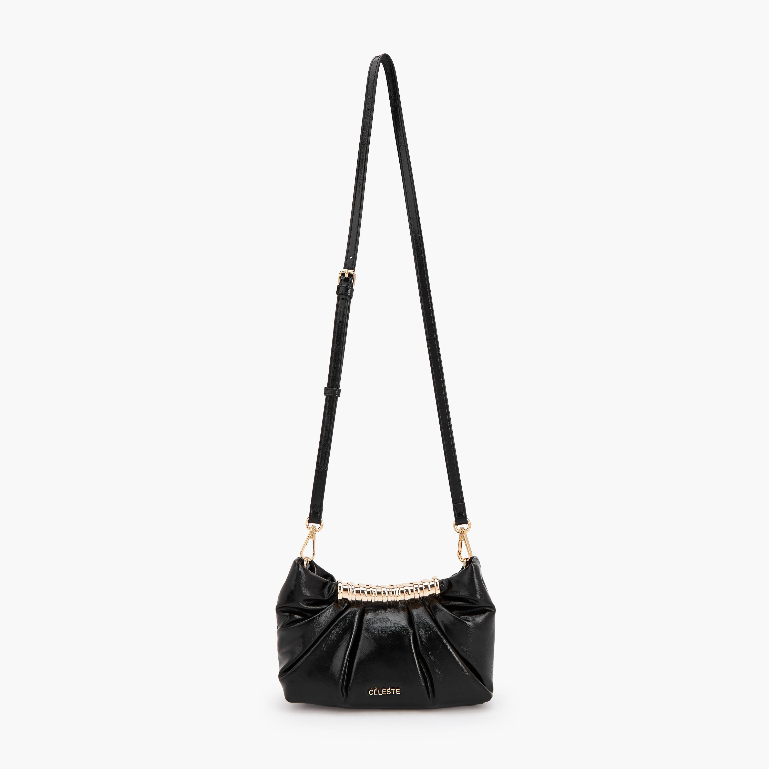 Celeste Pleated Sling Bag with Button Closure-women-bagsandwallets-handbags-image-2