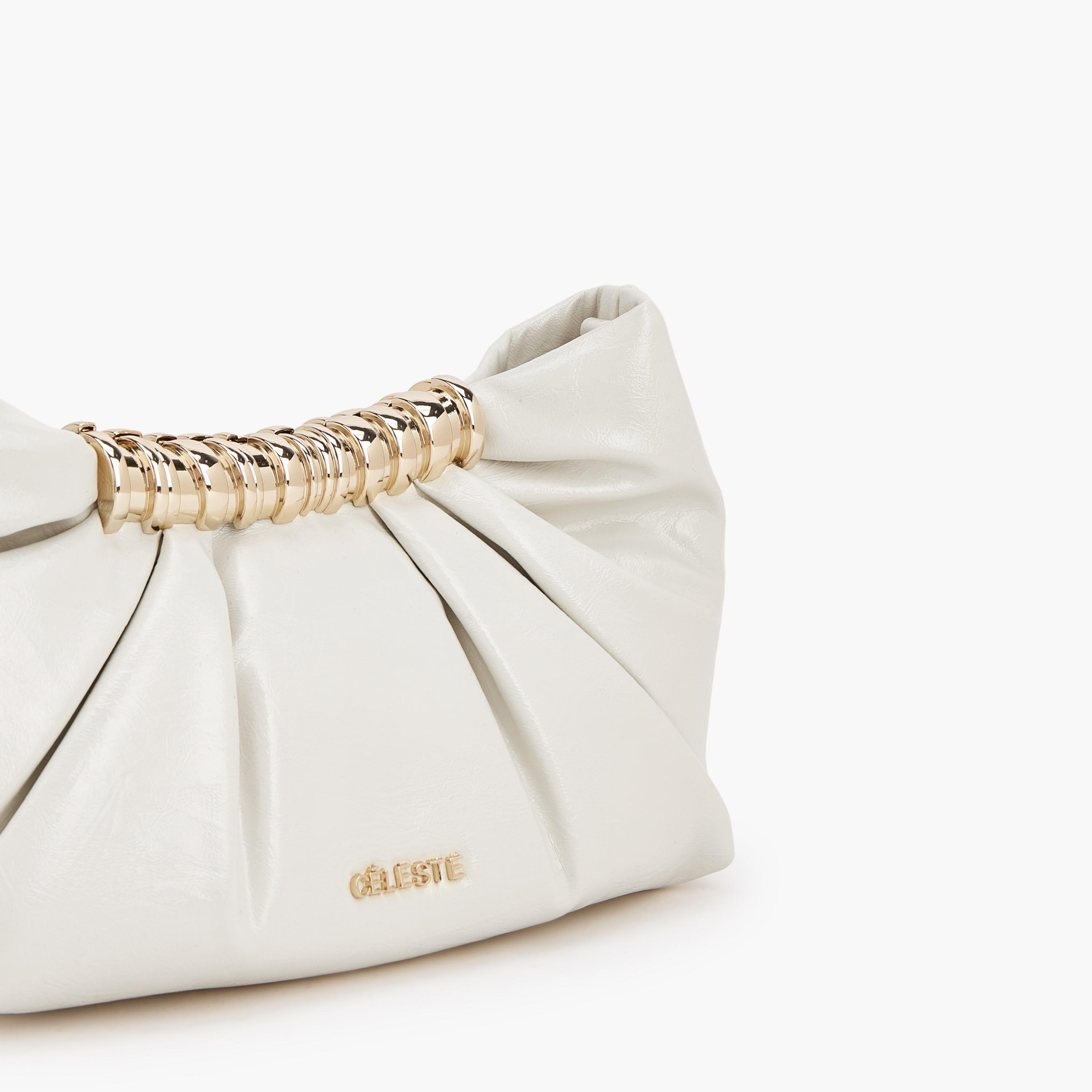 Celeste Pleated Sling Bag with Button Closure-women-bagsandwallets-handbags-image-3