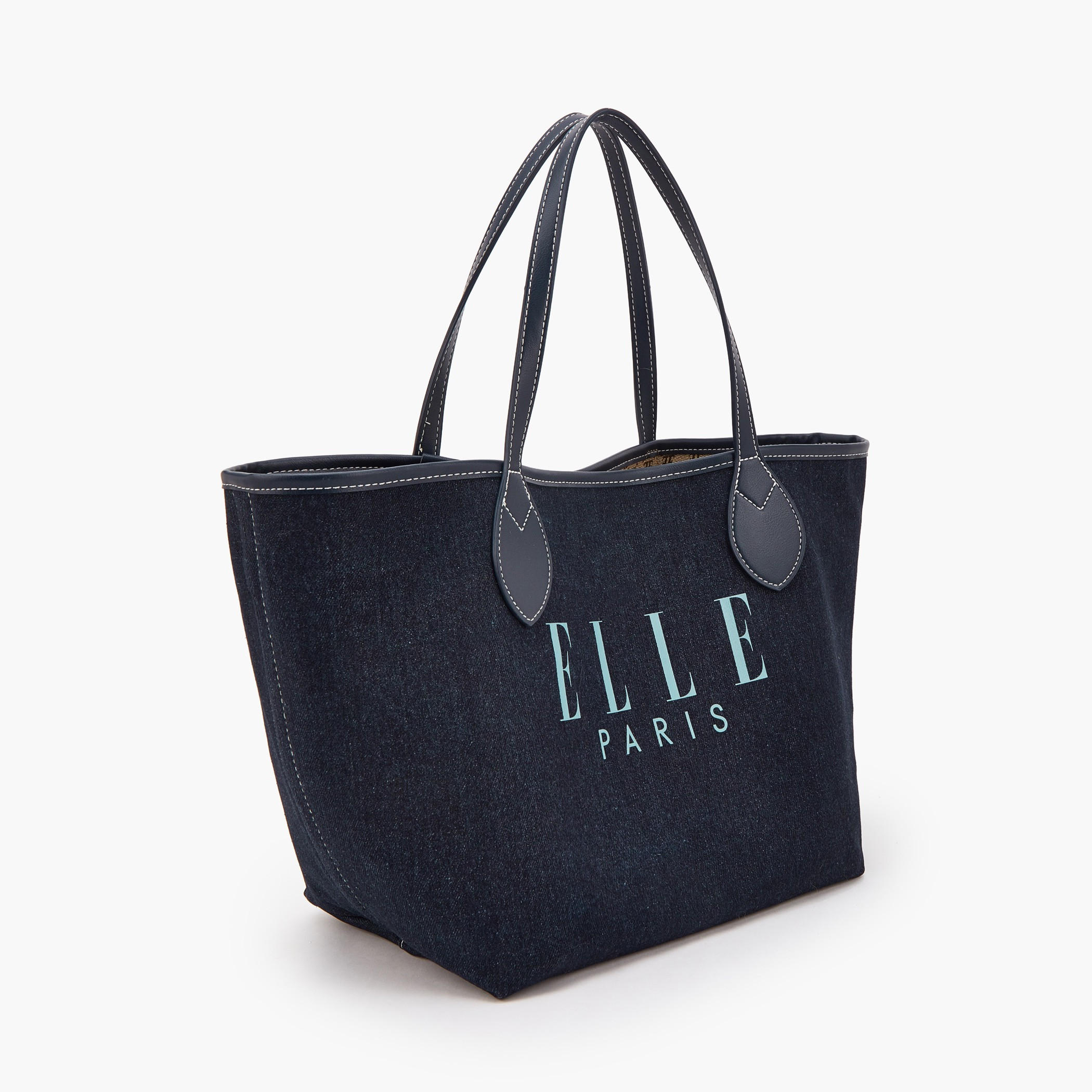 شنطة توتي دينم بطبعات مع شنطة صغيرة من إيل-women-bagsandwallets-handbags-image-2