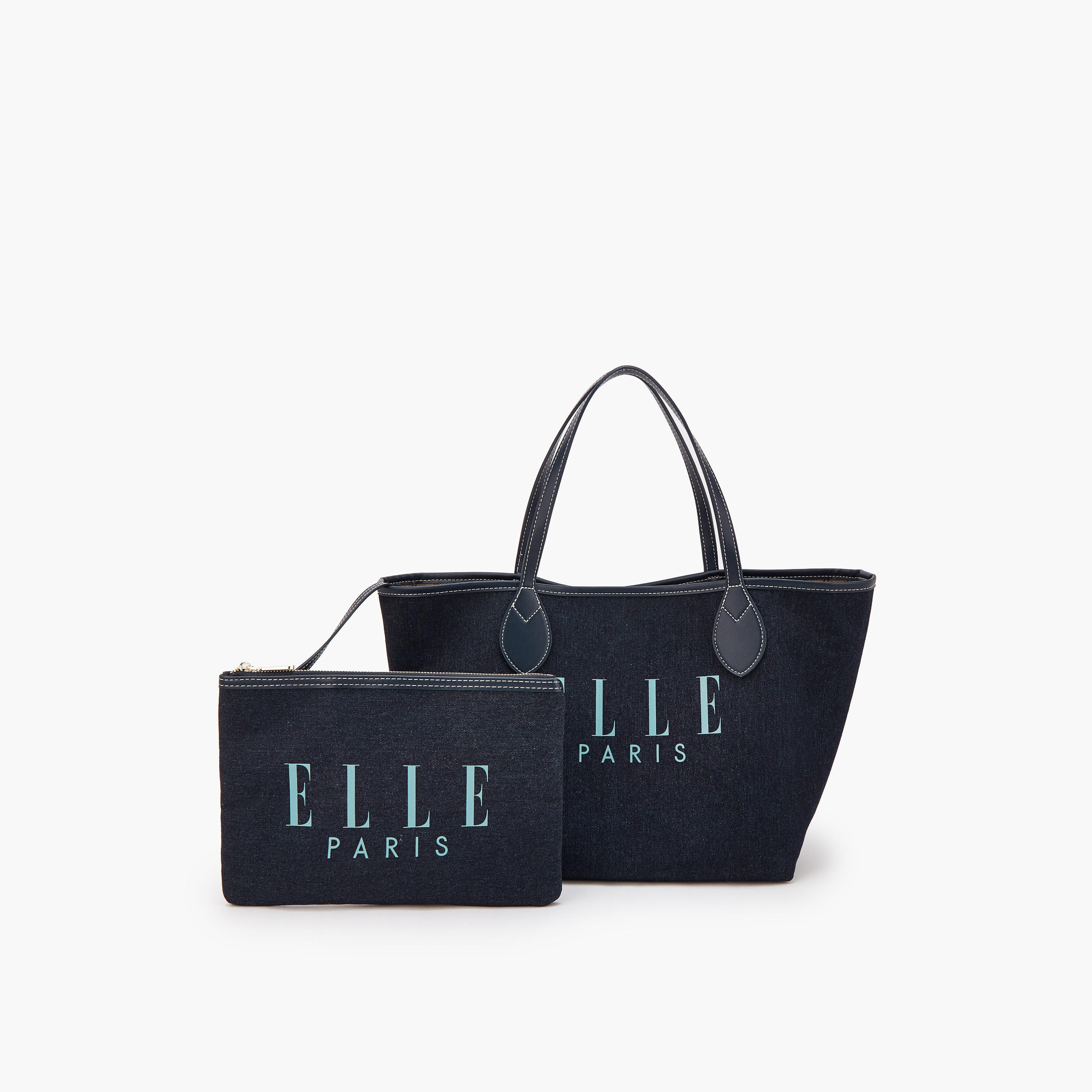 شنطة توتي دينم بطبعات مع شنطة صغيرة من إيل-women-bagsandwallets-handbags-image-5