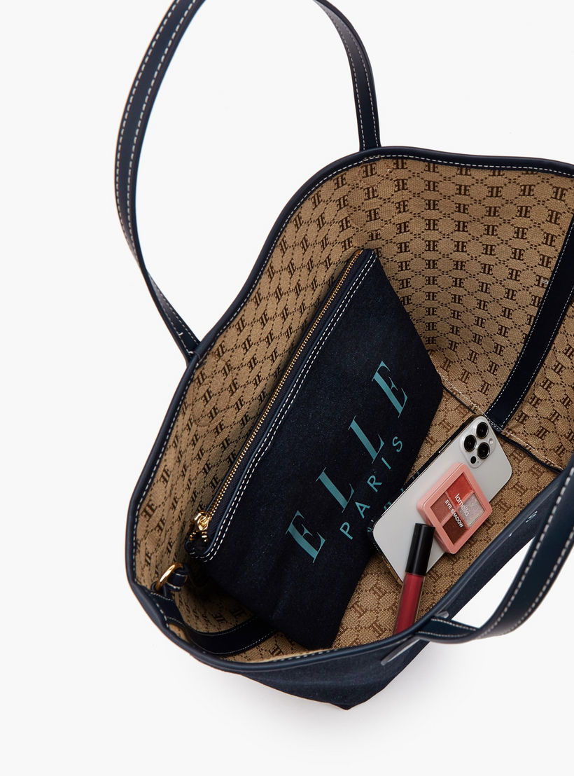 شنطة توتي دينم بطبعات مع شنطة صغيرة من إيل-women-bagsandwallets-handbags-image-9