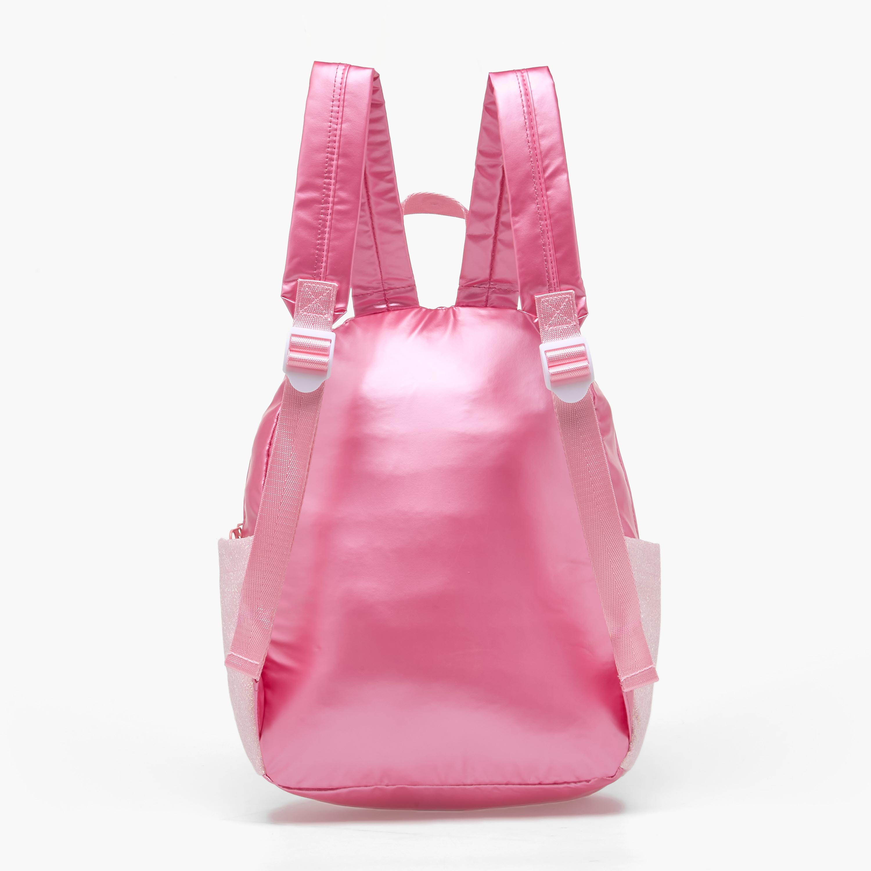 شنطة ظهر للبنات 5-8 سنوات بأحزمة كتف مبطنة وزينة حورية من آيكون - 13 بوصة-school-bagsandbackpacks-backpacks-image-7