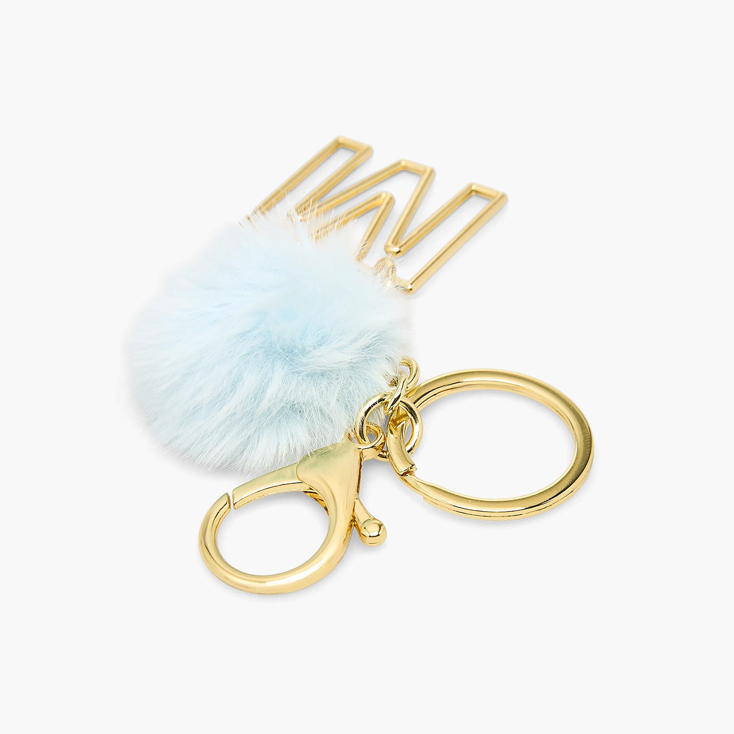 Keychain with Initial 'M' Charm-girls-accessories-keyringsandbagcharms-image-4