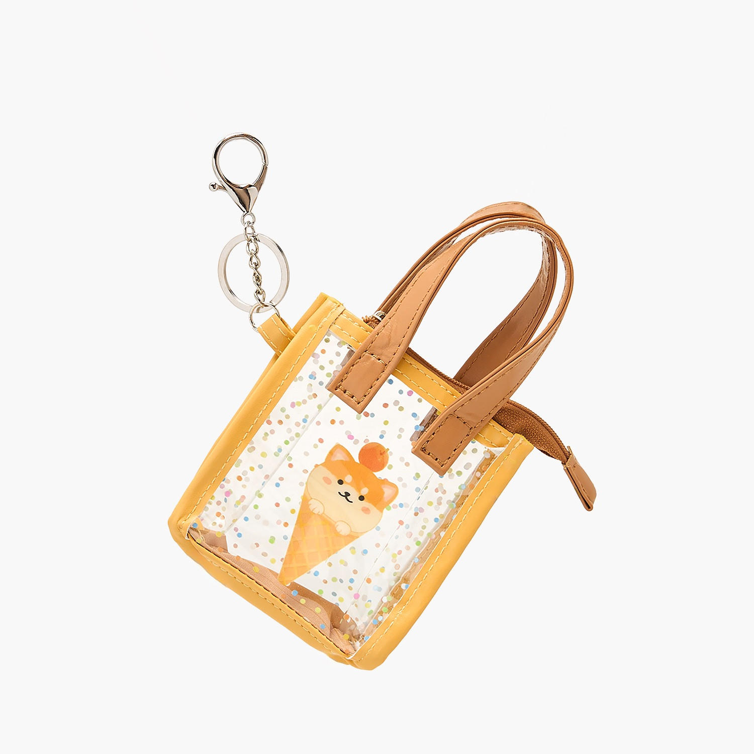 Keychain with Coin Purse Charm-girls-accessories-keyringsandbagcharms-image-1