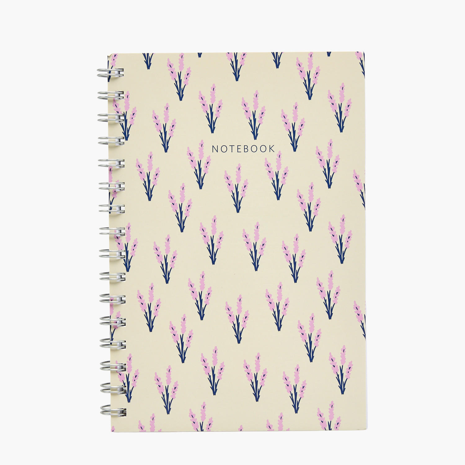 Floral Notebook with Spiral Binding-school-stationery-notebooks-image-1