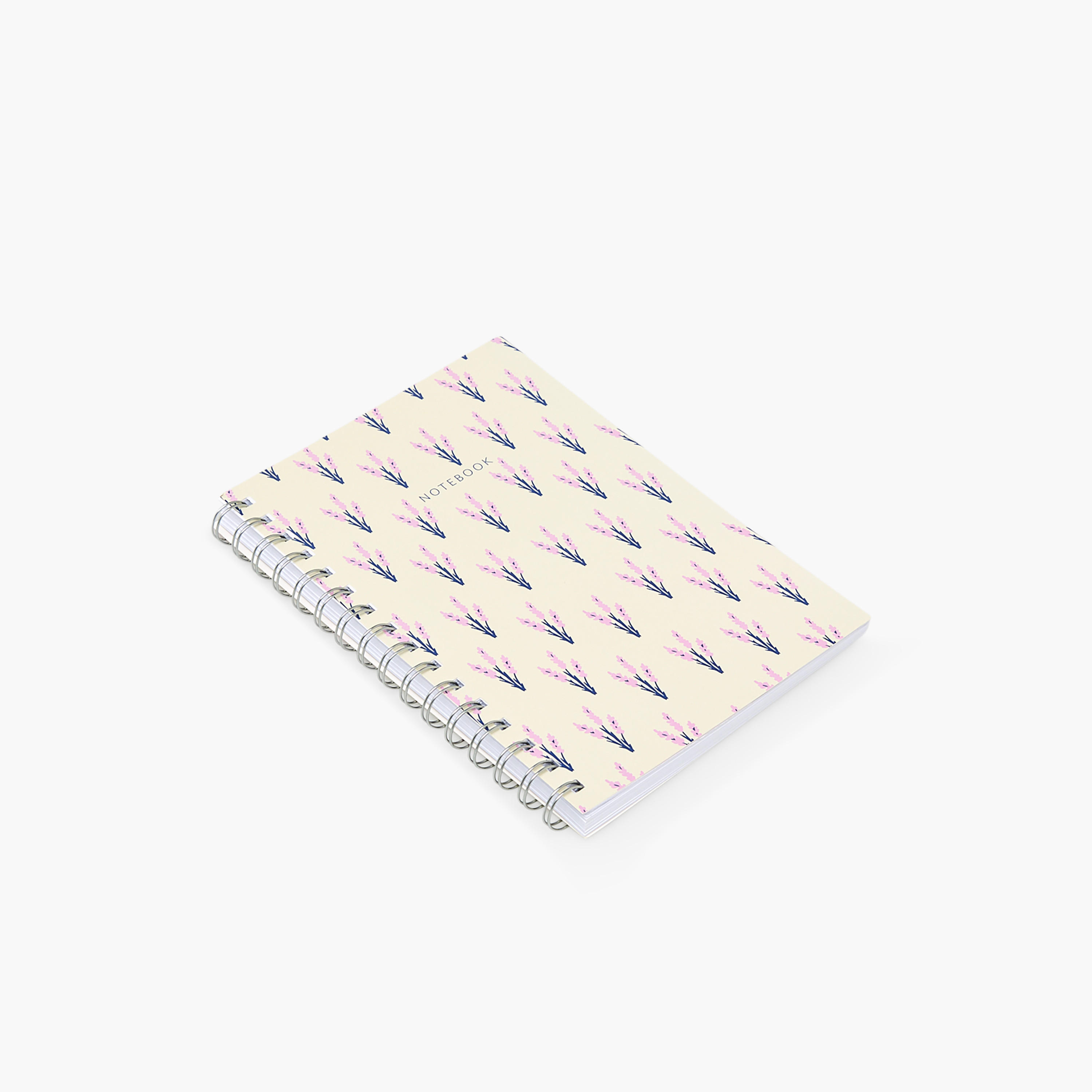 Floral Notebook with Spiral Binding-school-stationery-notebooks-image-2