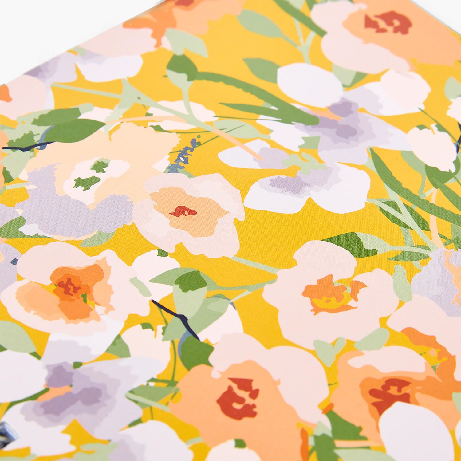 Floral Print Notebook with Spiral Binding-school-stationery-notebooks-image-3